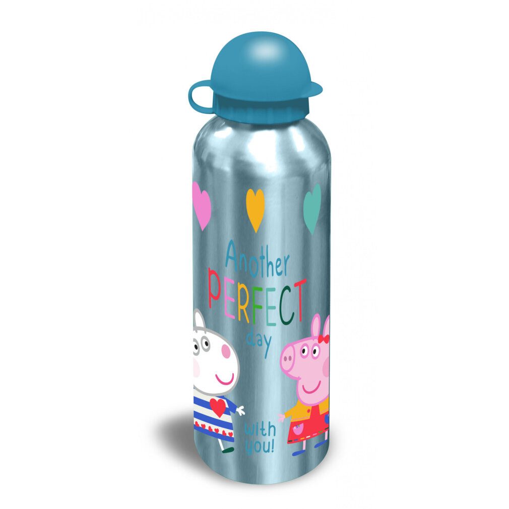 Javoli.com Trinkflasche Peppa Wutz Aluminiumflasche 500 ml