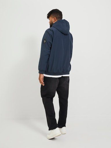 Jack & Jones NOOS navy HOOD SOFTSHELL JJEBASIC PLS blazer Softshelljacke PlusSize