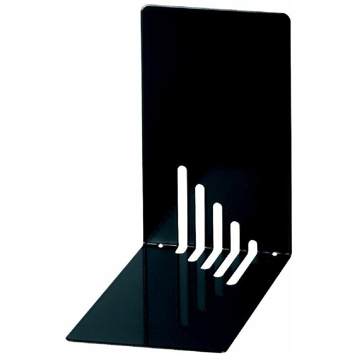 MAUL Briefablage Buchstützen Metall schmal 14x8,5x14cm schwarz VE=2 Stück