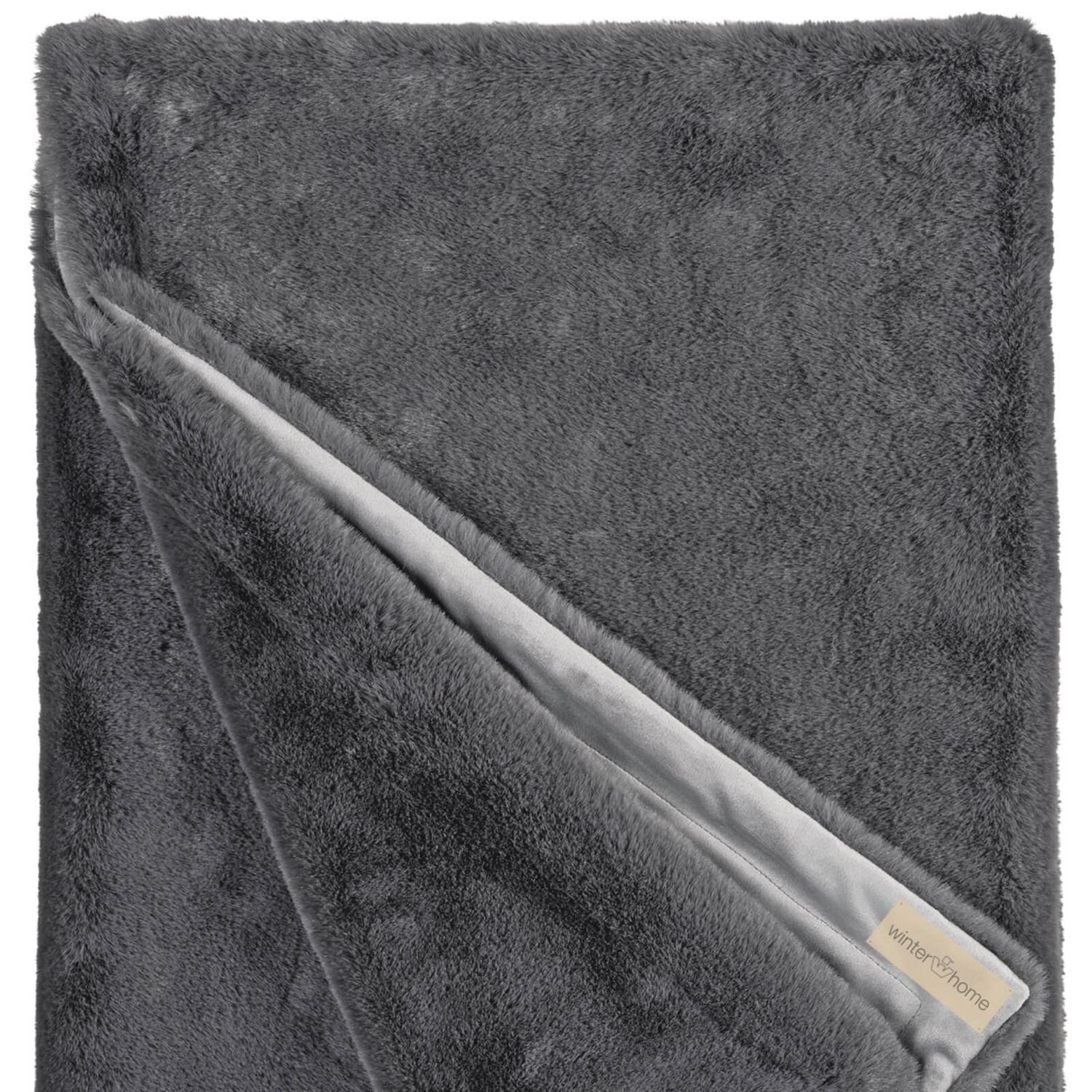 Wohndecke Kunstfelldecke Guanaco, Winterhome, Kamel, Huanako, günstig online kaufen