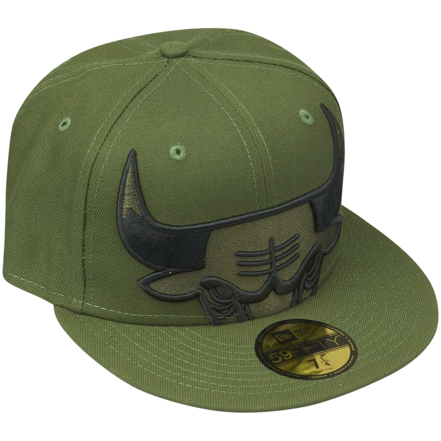 New Era Fitted Cap olive Chicago 59Fifty Bulls
