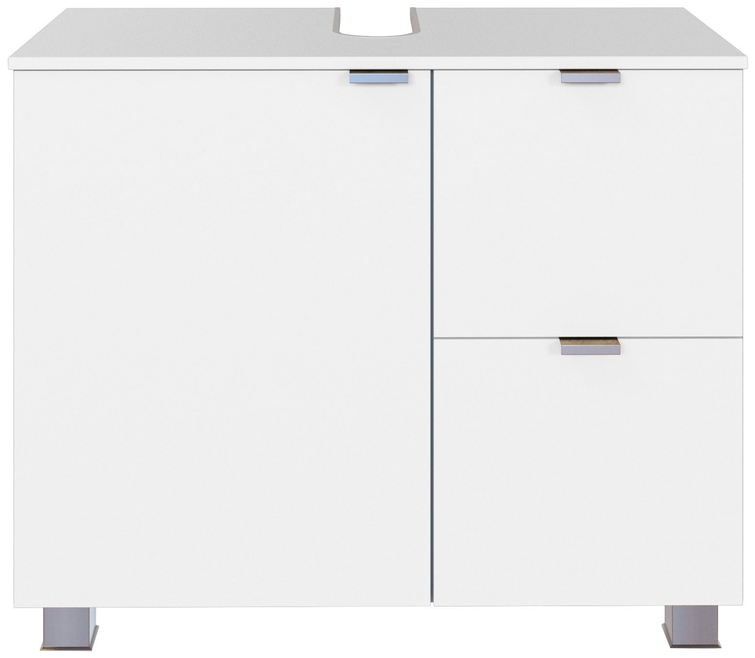 Qualitätsgarantie HELD MÖBEL Waschbeckenunterschrank weiß weiß 70 breit, 2 mit | Auszügen cm Bauska