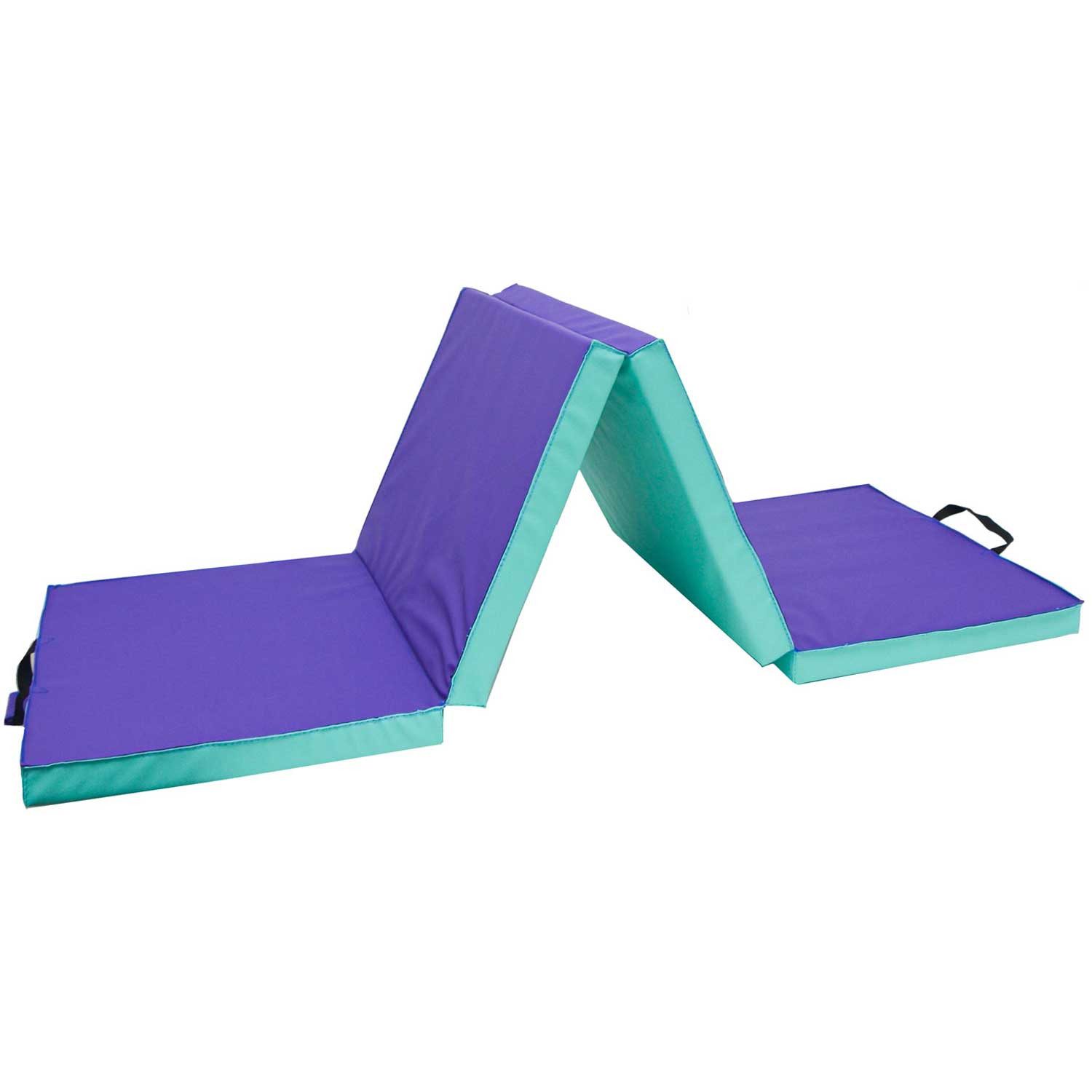 eyepower Weichbodenmatte 180 x 60 x 5 cm - XL Turnmatte für Zuhause - Faltbare Gymnastikmatte, Bodenturnmatte - Klappbare Fitnessmatte - Fallschutzmatte für Kinder