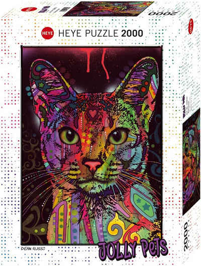 HEYE Puzzle Abyssinian, 2000 Puzzleteile, Made in Europe