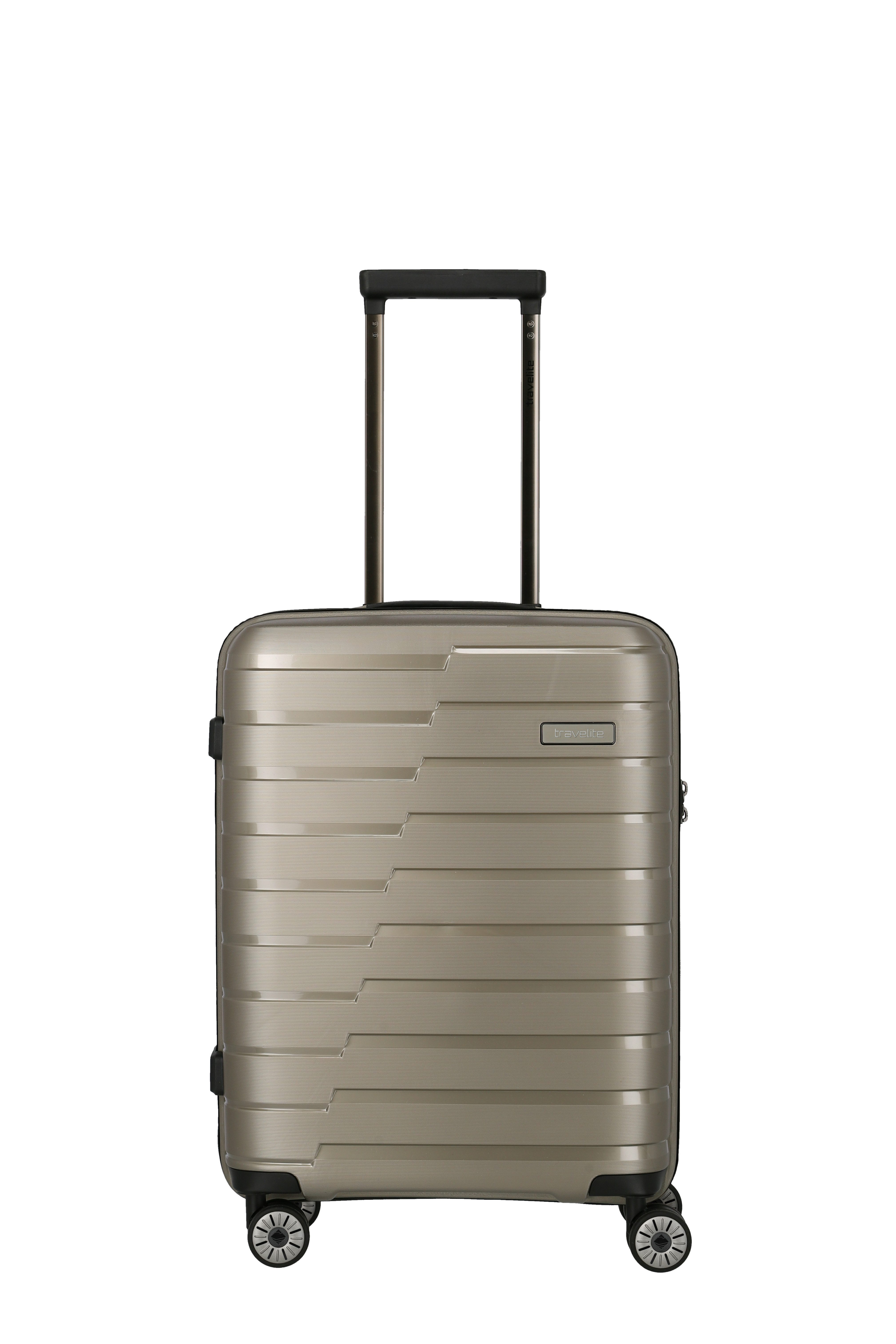 travelite Trolley AIR BASE Reisekoffer Hartschale, 4 Rollen, kratzresistenter Oberfläche und cleverer Innenaufteilung