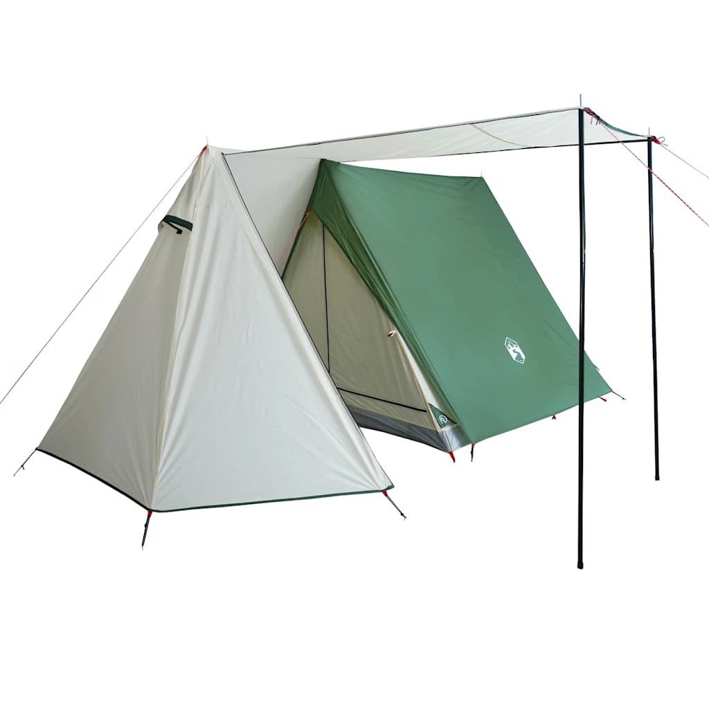 vidaXL Kuppelzelt Campingzelt 3 Personen Grün Wasserfest, (1 tlg)
