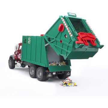 Bruder® Spielzeug-Müllwagen 02812 Mack Granite, 1:16, mit Mülltonnen