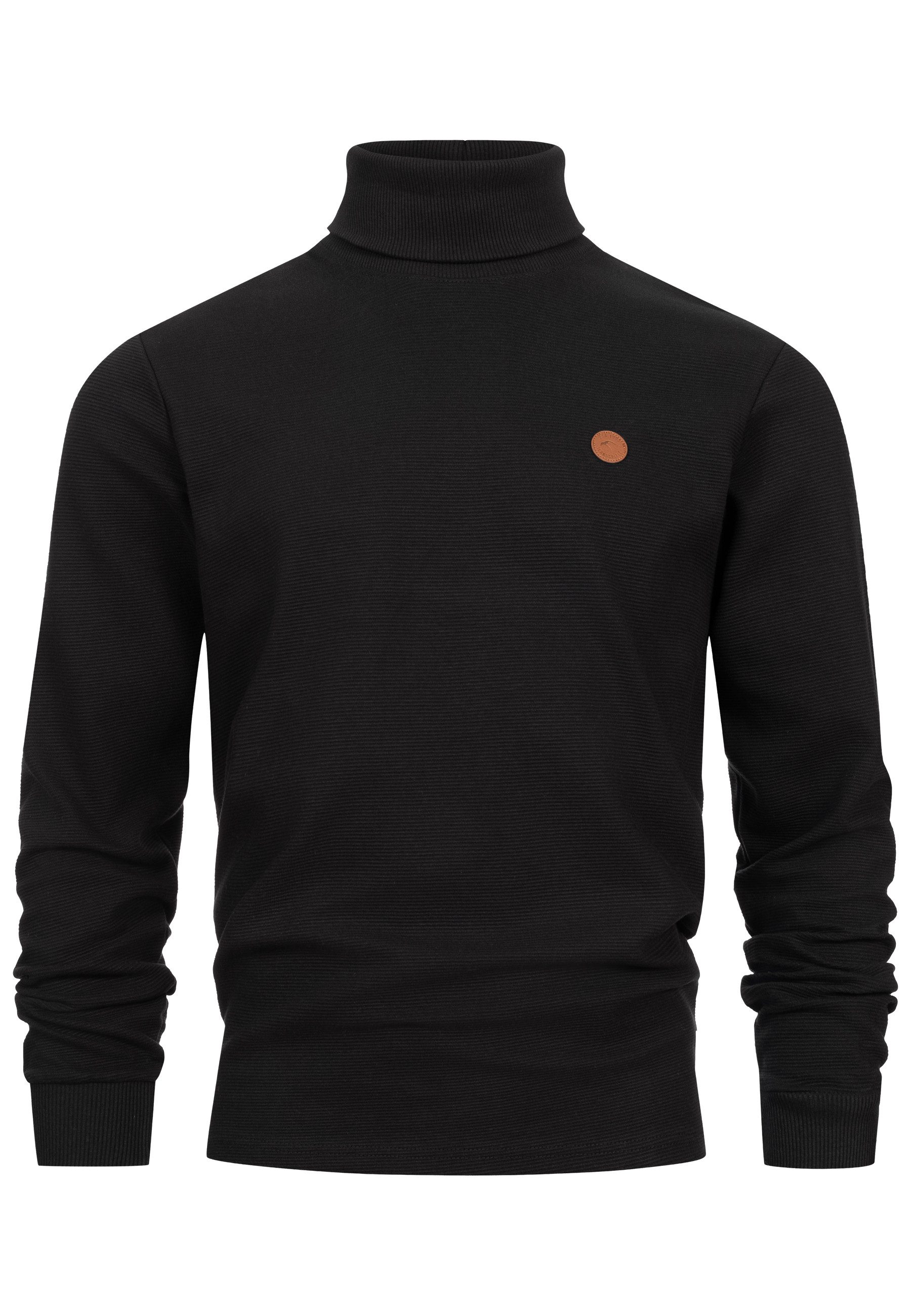 Indicode Rollkragenshirt Herren INGuadalupe Langarmshirt Herrenshirt günstig online kaufen