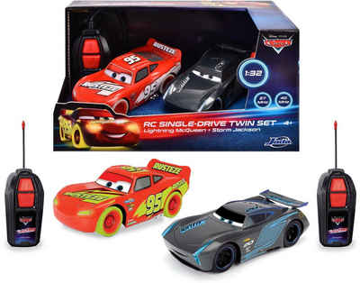 JADA RC-Auto ferngesteuertes Auto 2er Pack RC Disney Cars Glow Racers 203084034