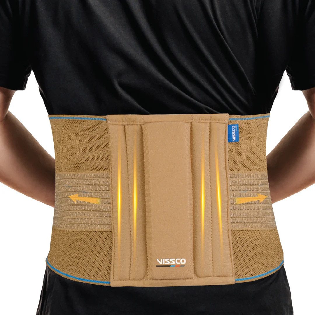 Rückenbandage Orthopädischer Rückenstützgürtel mit Doppelzug, Rückengurt - UNISEX