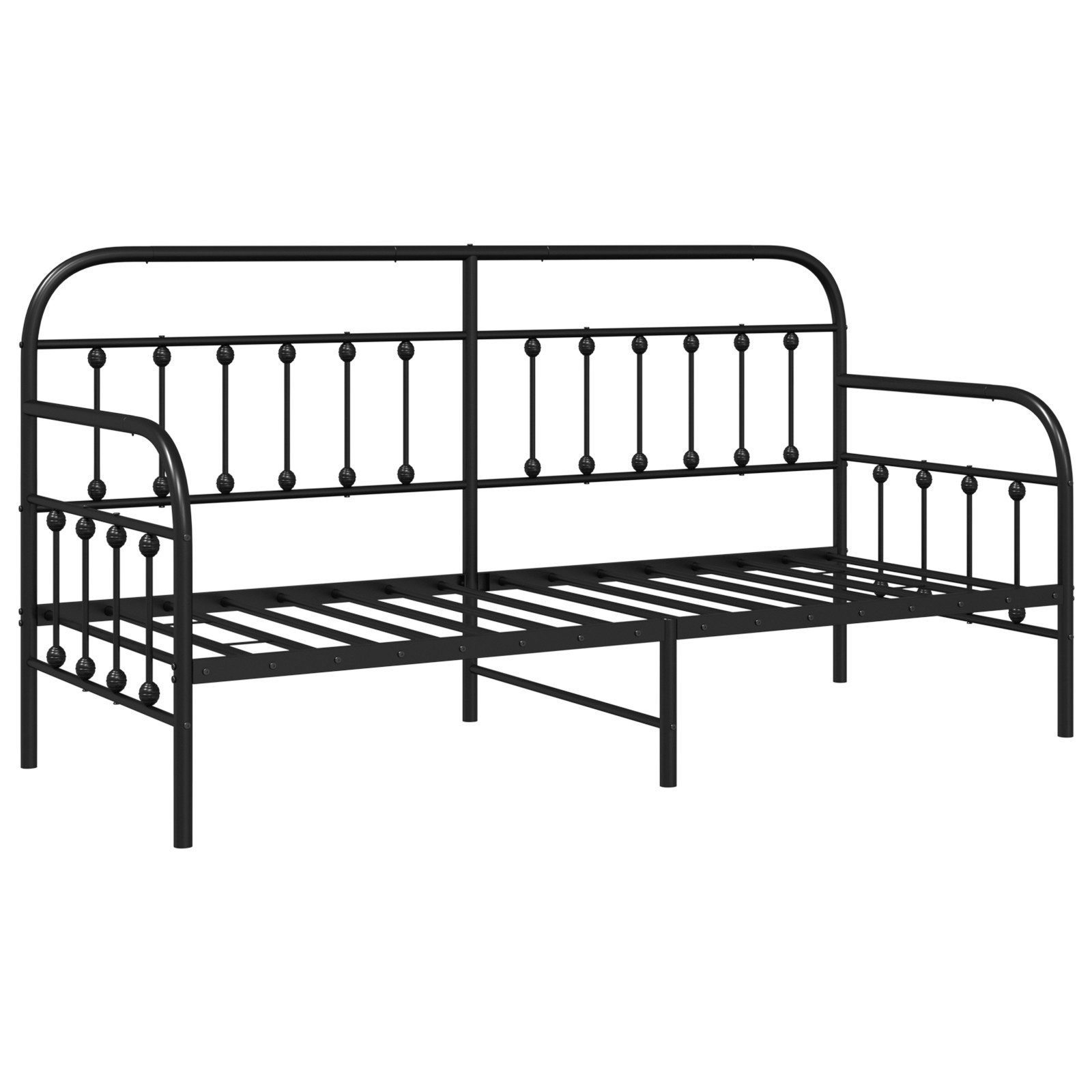 vidaXL Bett Tagesbett Schwarz 75x190 cm günstig online kaufen
