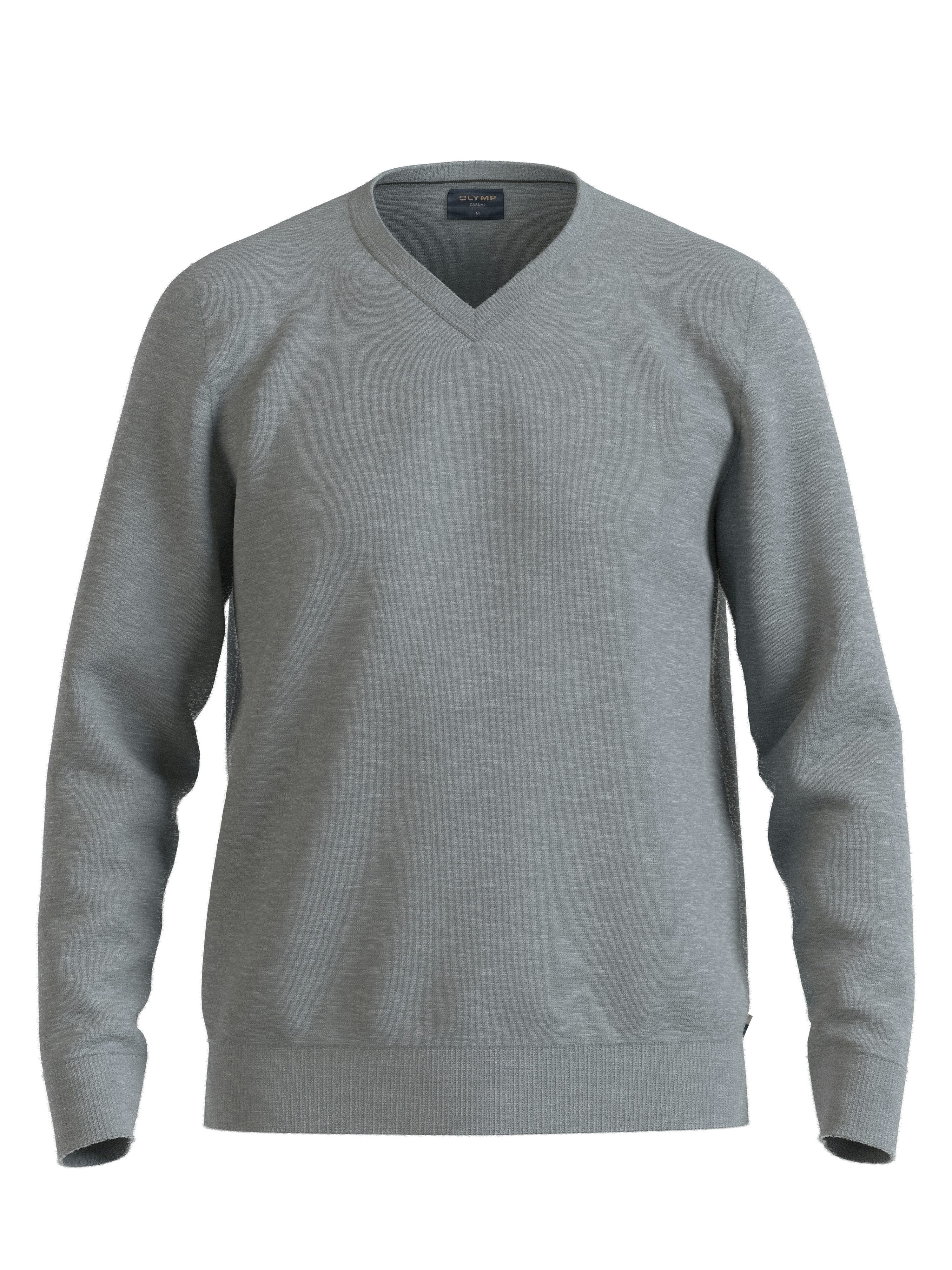 OLYMP V-Ausschnitt-Pullover OLYMP Strick Casual klassischer Strickpullover