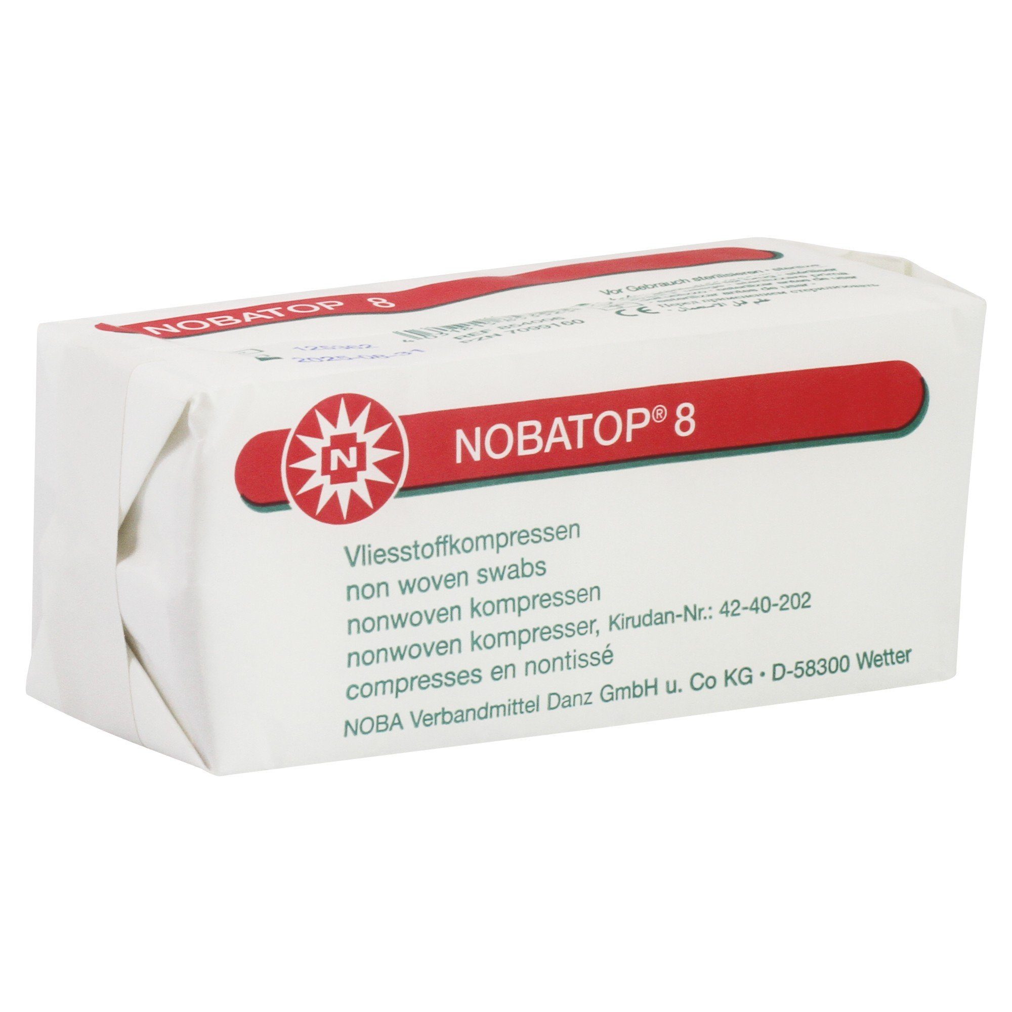 Nobamed Erste-Hilfe-Set 4-lagig unsterile Kompresse