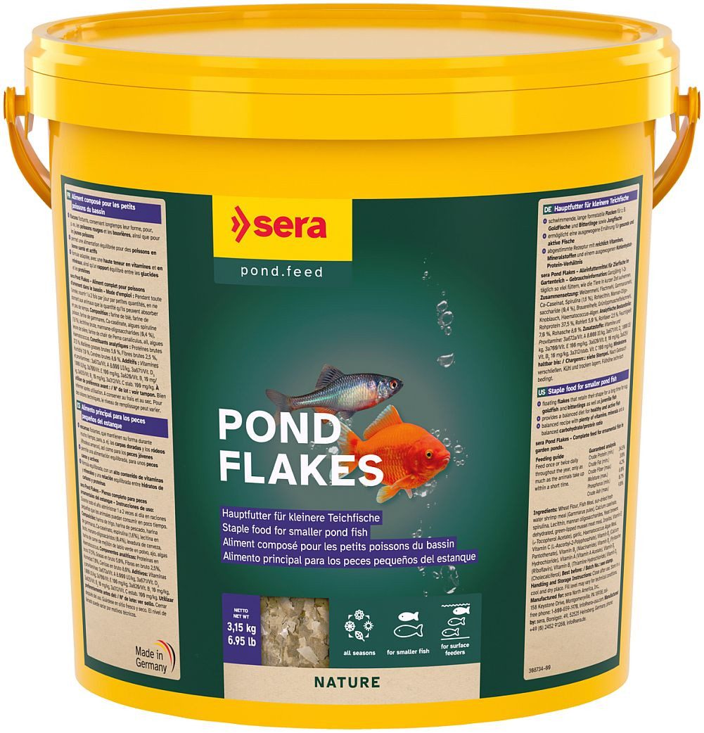 Aquariendeko sera Pond Flakes Nature 21 L
