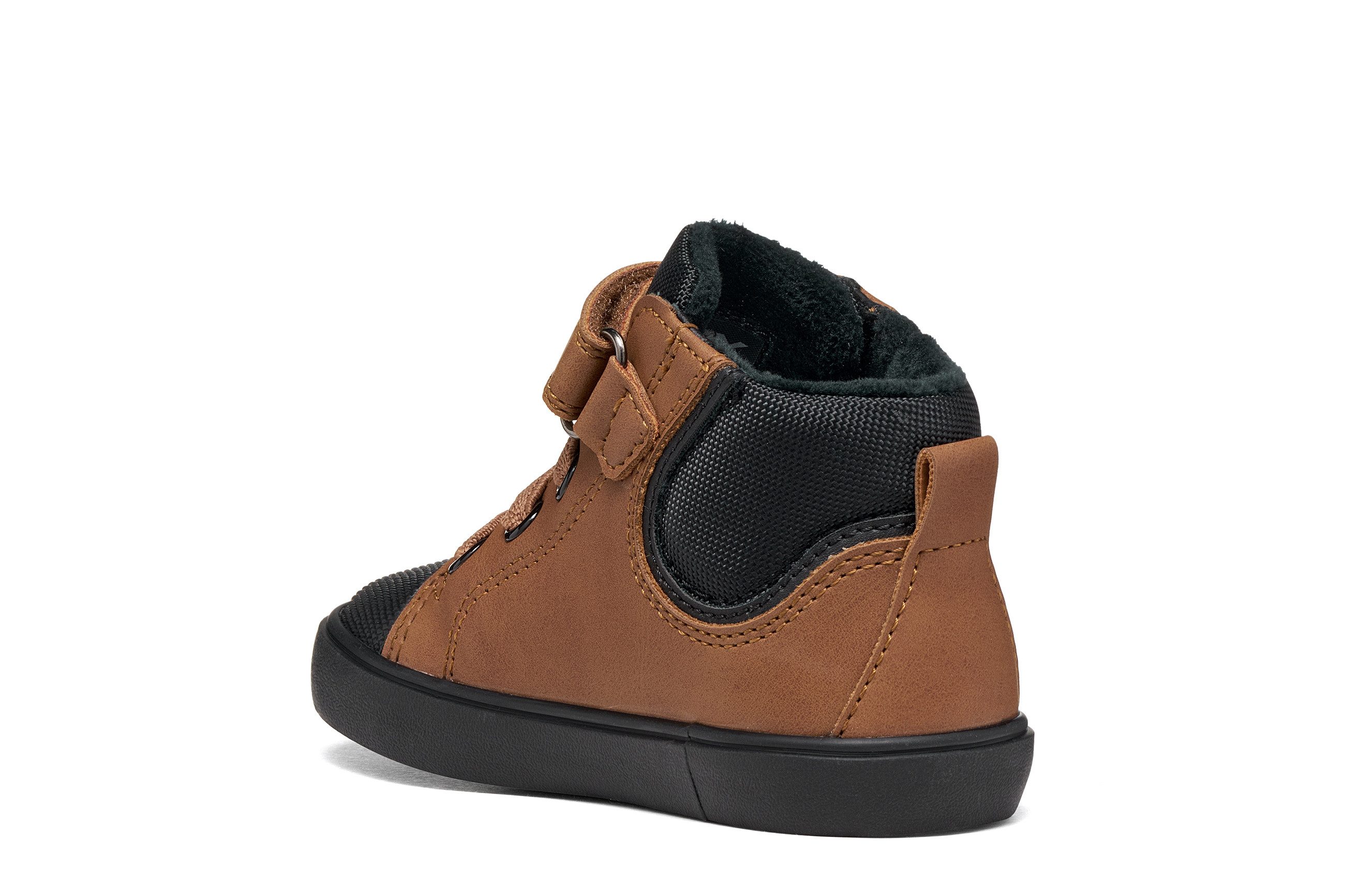 Geox B GISLI BOY Lauflernschuh Schnürboots, Winterboots, Ziernähte, Größenschablone zum Download