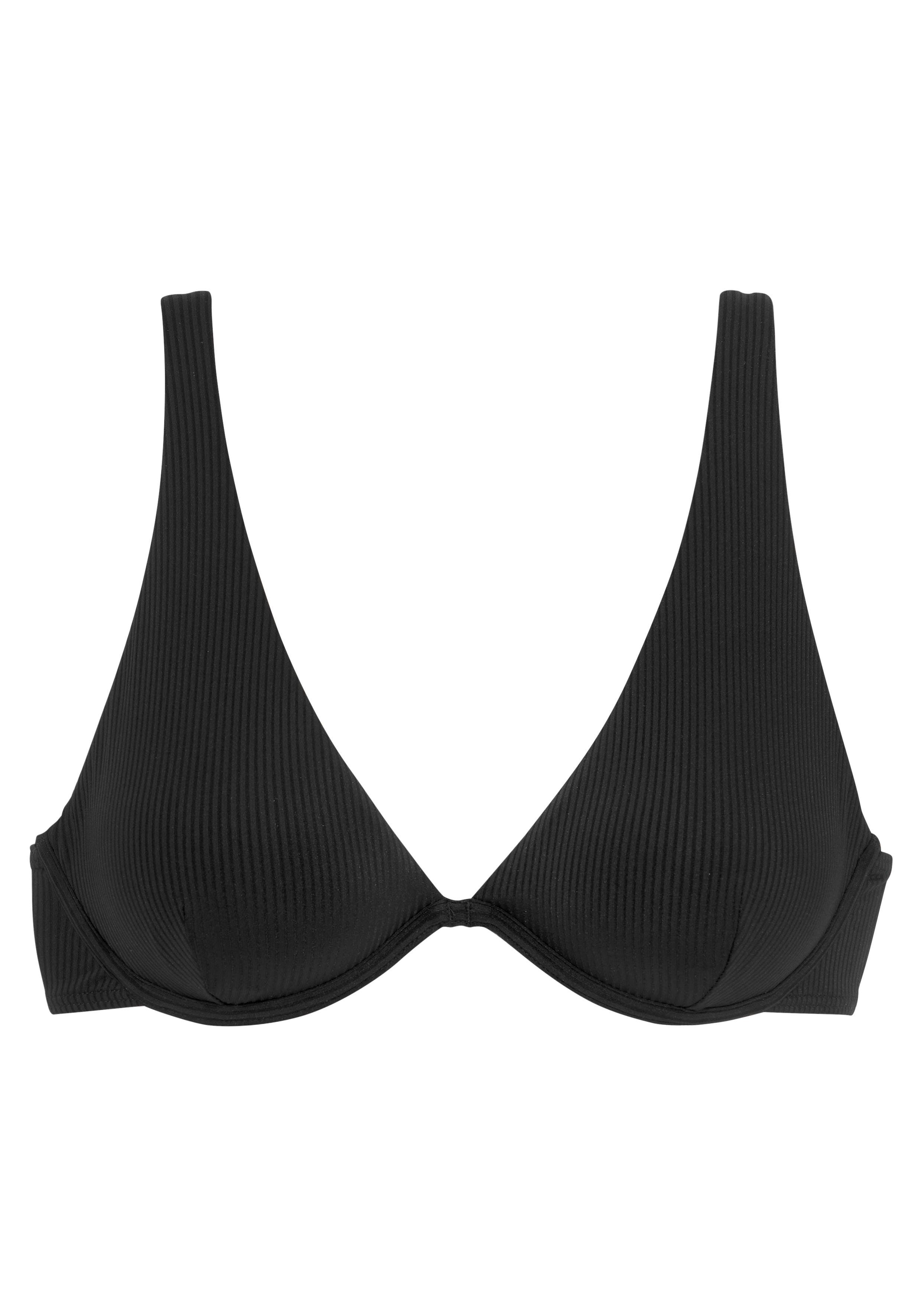 Venice Beach Bügel-Bikini-Top Lucky, aus gerippter günstig online kaufen