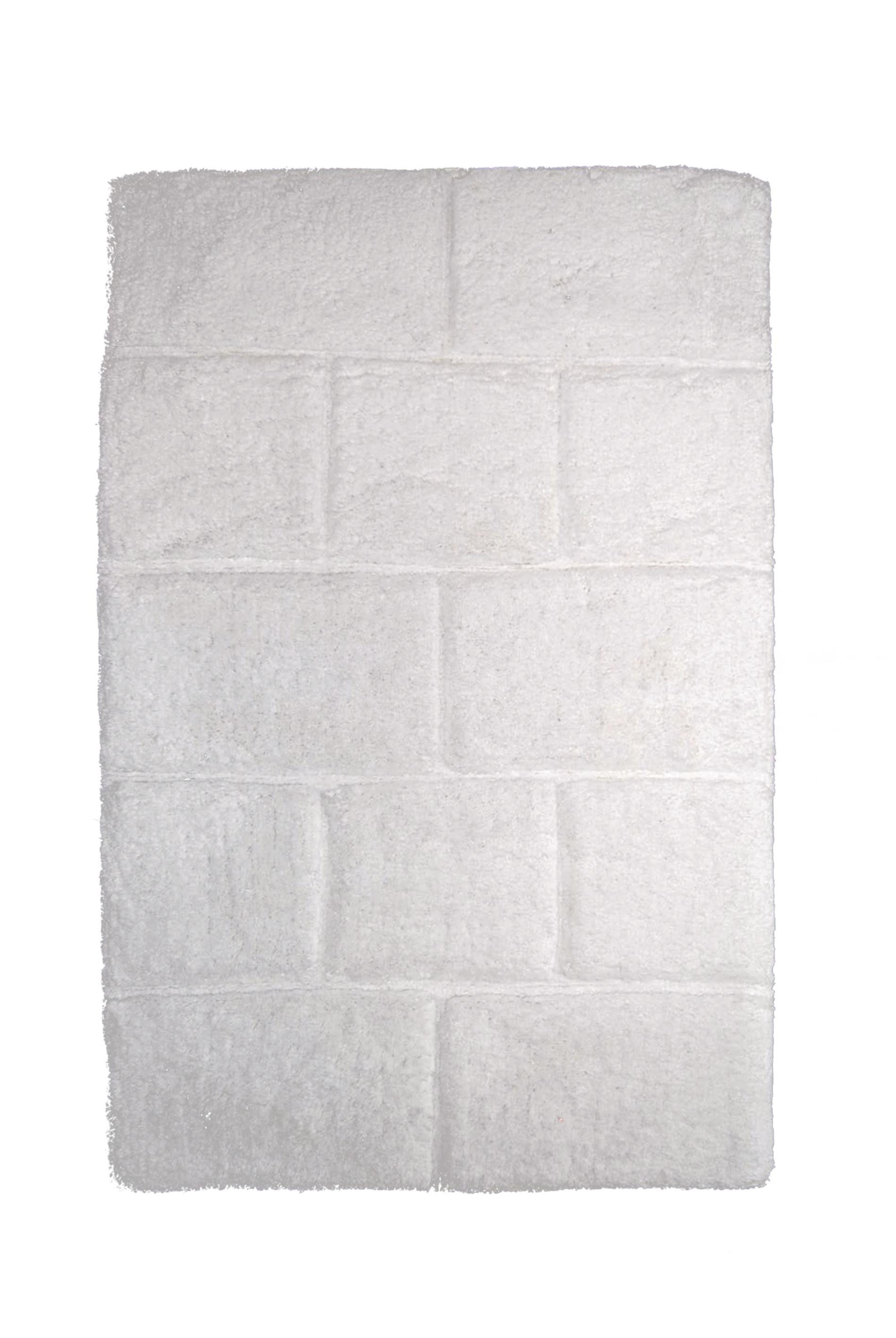 Ridder Badematte Wall weiß, Höhe 90 mm, 100% Baumwolle