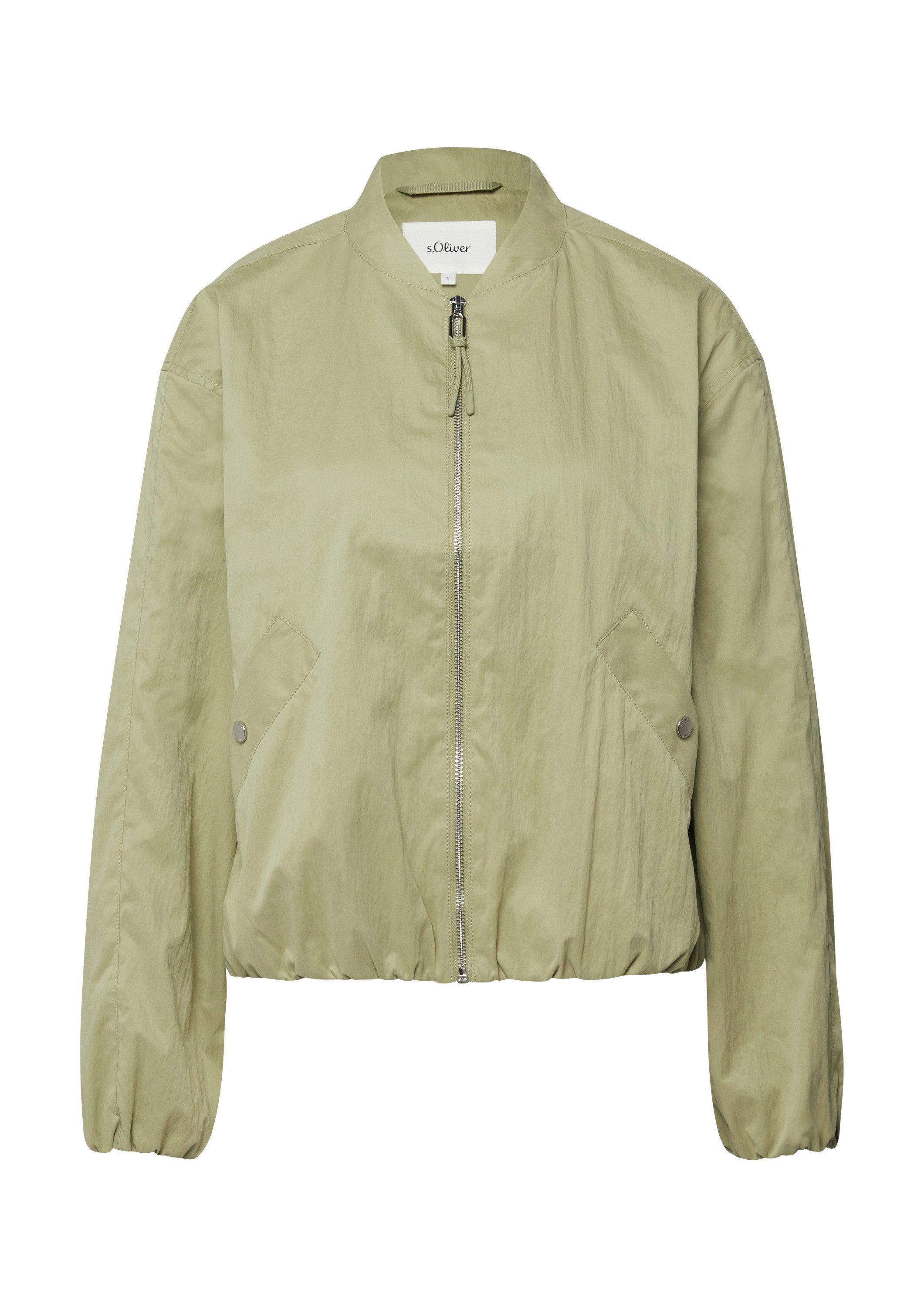 s.Oliver Funktionsjacke Outdoor-Jacke Weicher Blouson in Strukturoptik