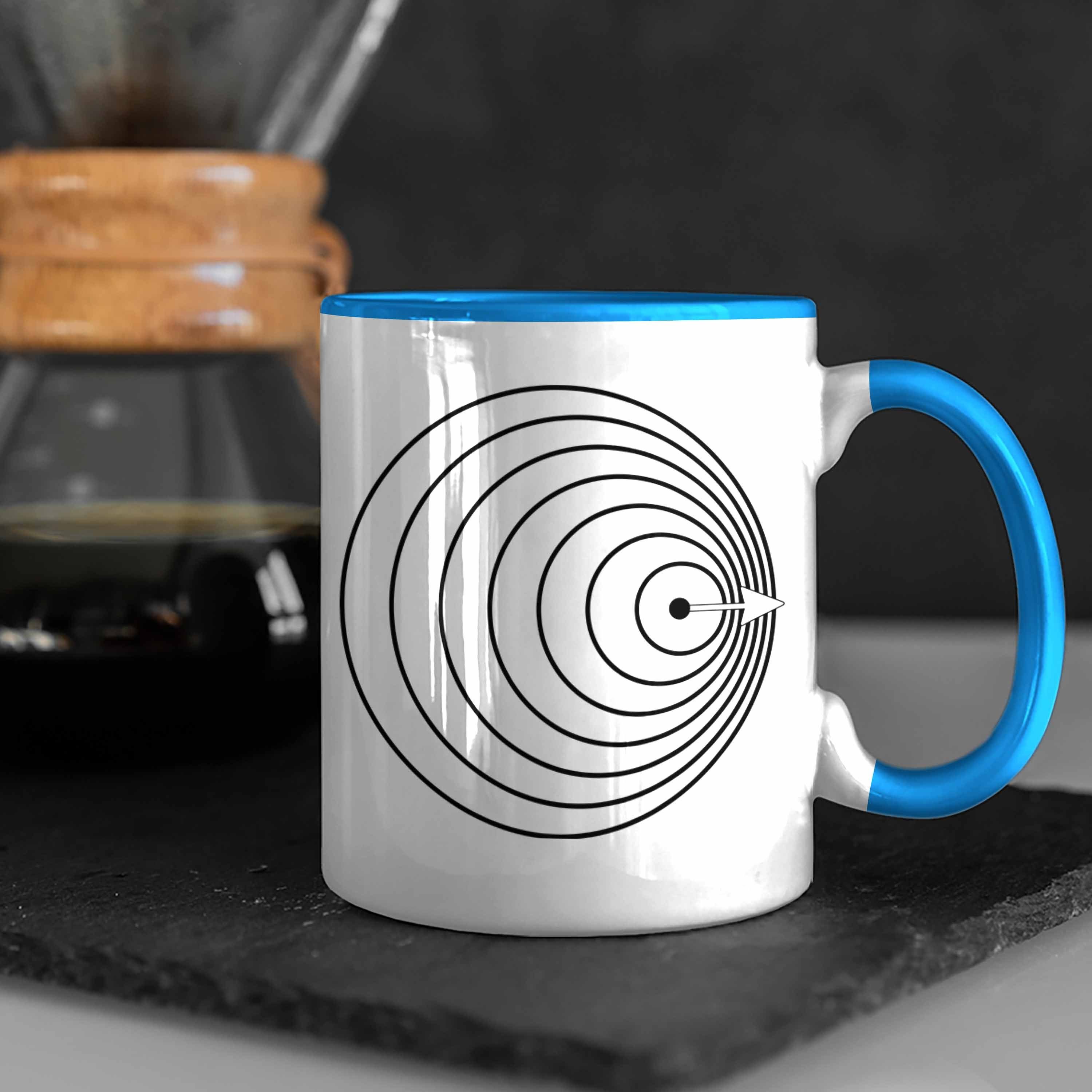 Mathe Trendation Tasse Physik Tasse Geschenk Nerds Phsyiker Humor Blau Effekt Doppler Tasse