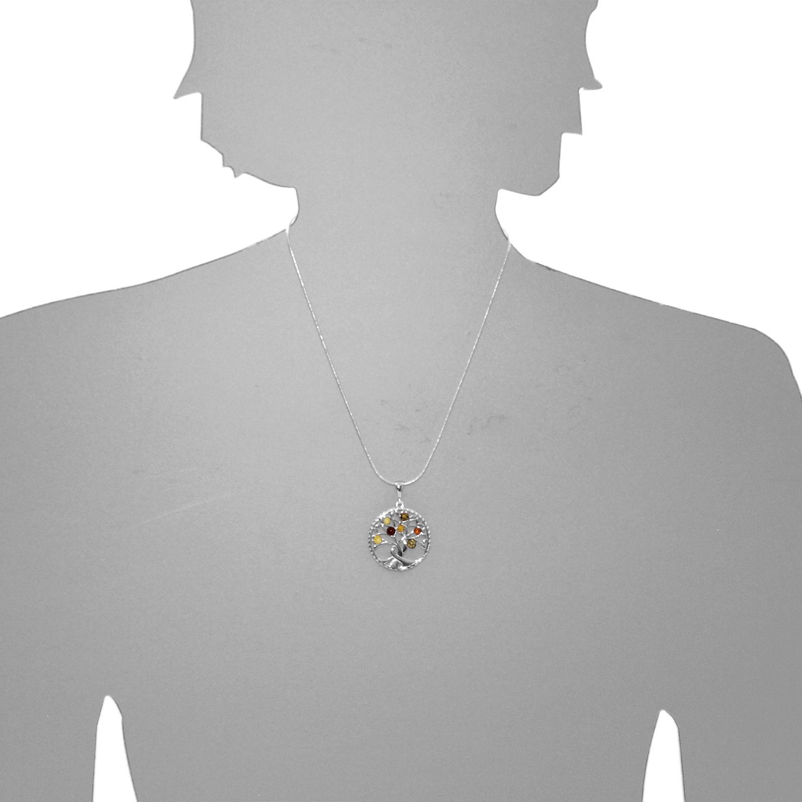 OSTSEE-SCHMUCK Kettenanhänger Ostsee-Schmuck Anhänger Lebensbaum 30 günstig online kaufen