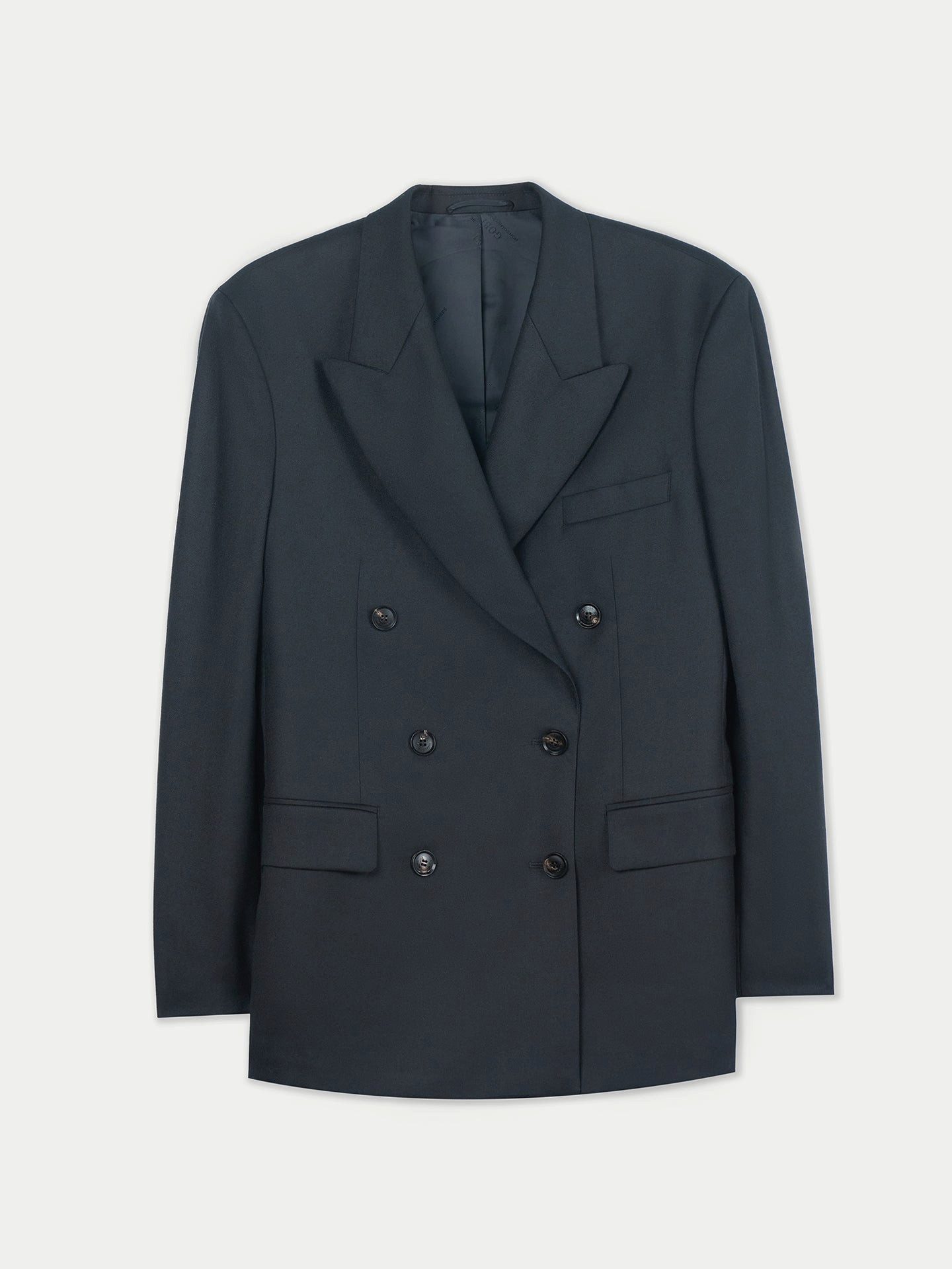 GOBI Cashmere Blusenblazer Doppelreihiger Kaschmir Blazer