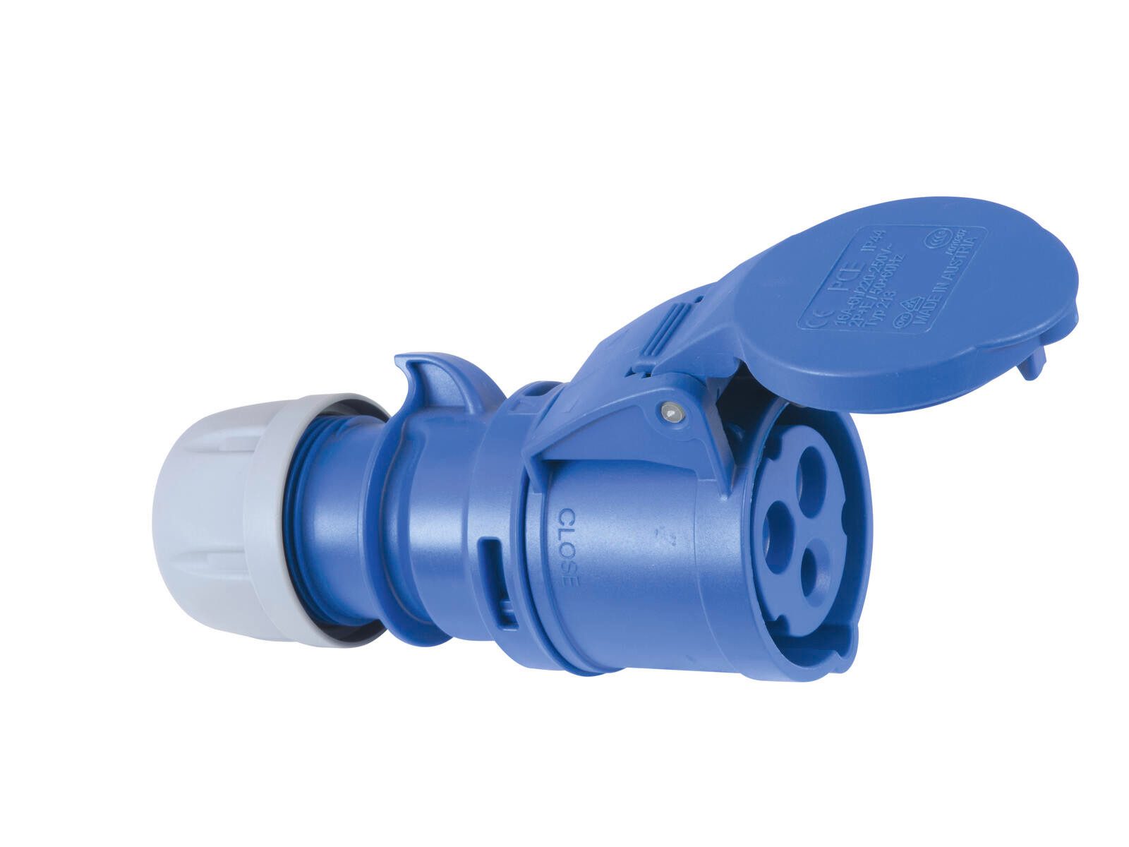 PCE CEE-Stecker PC ELECTRIC CEE Kupplung 16A 3pol bl