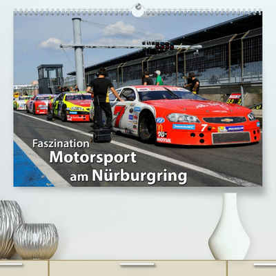 CALVENDO Wandkalender Faszination Motorsport am Nürburgring (Premium, hochwertiger DIN A2 Wandkalender 2023, Kunstdruck in Hochglanz)