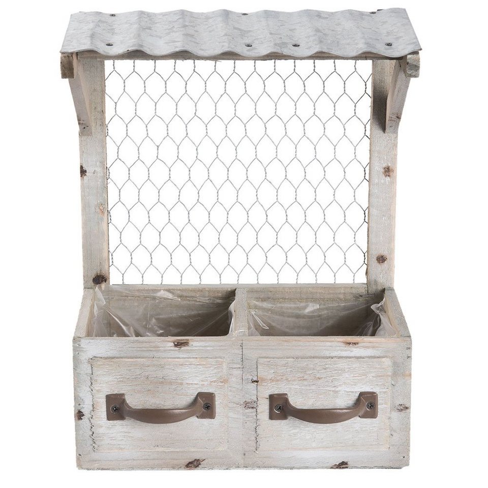 Clayre & Eef Blumentopf »Blumenfenster LITTLE GARDEN aus
