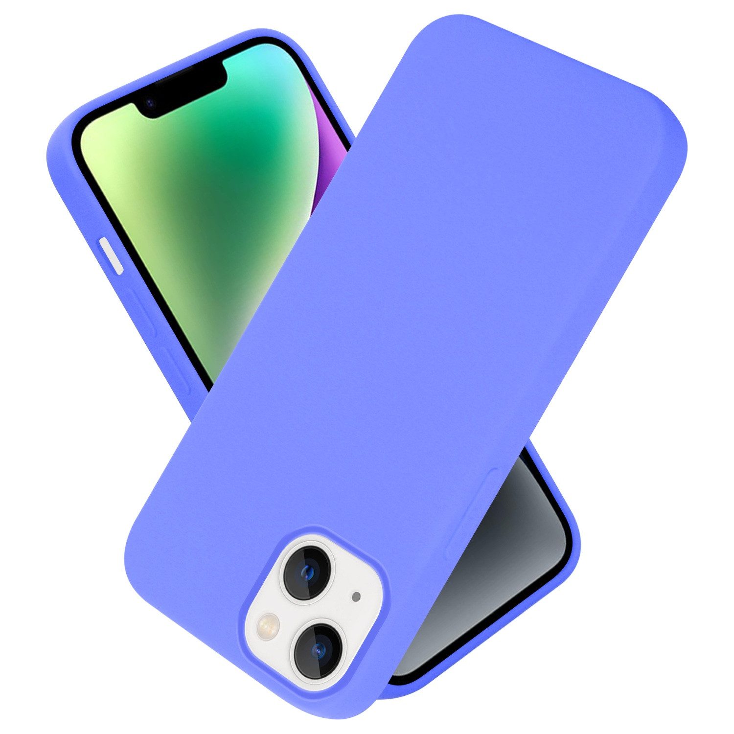 Cadorabo Handyhülle für iPhone 14 Hülle Apple iPhone 14, Flexible Hülle TPU Silikon Schutzhülle Back Cover Case
