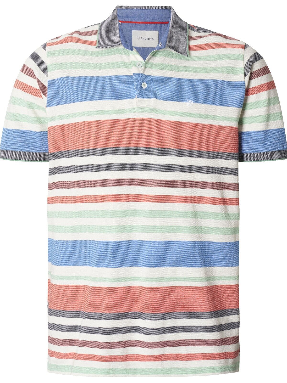 Babista Poloshirt VALLIVI mit zweifarbigen Streifen