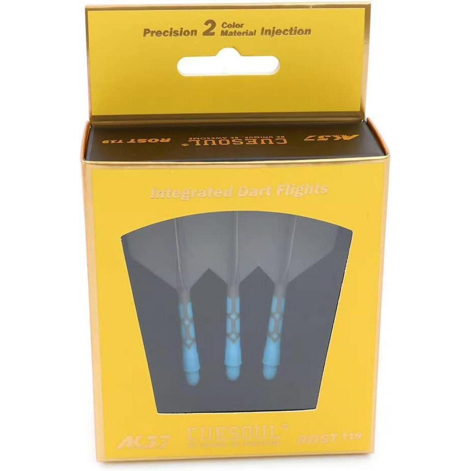 LuxusKollektion Dartpfeil Dartschaft Flights Gary Flug und blauer Schaft M-69mm-große Flügelform