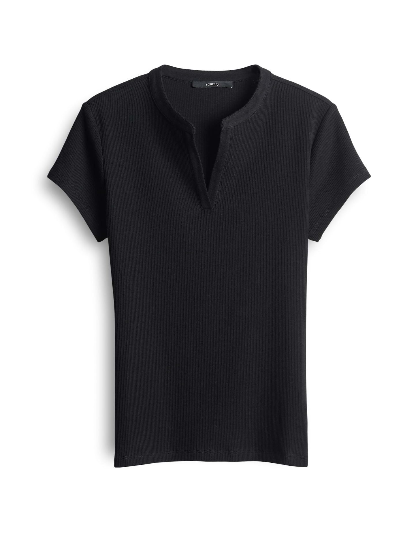 someday Kurzarmshirt Geripptes Shirt KLEOH DETAIL günstig online kaufen