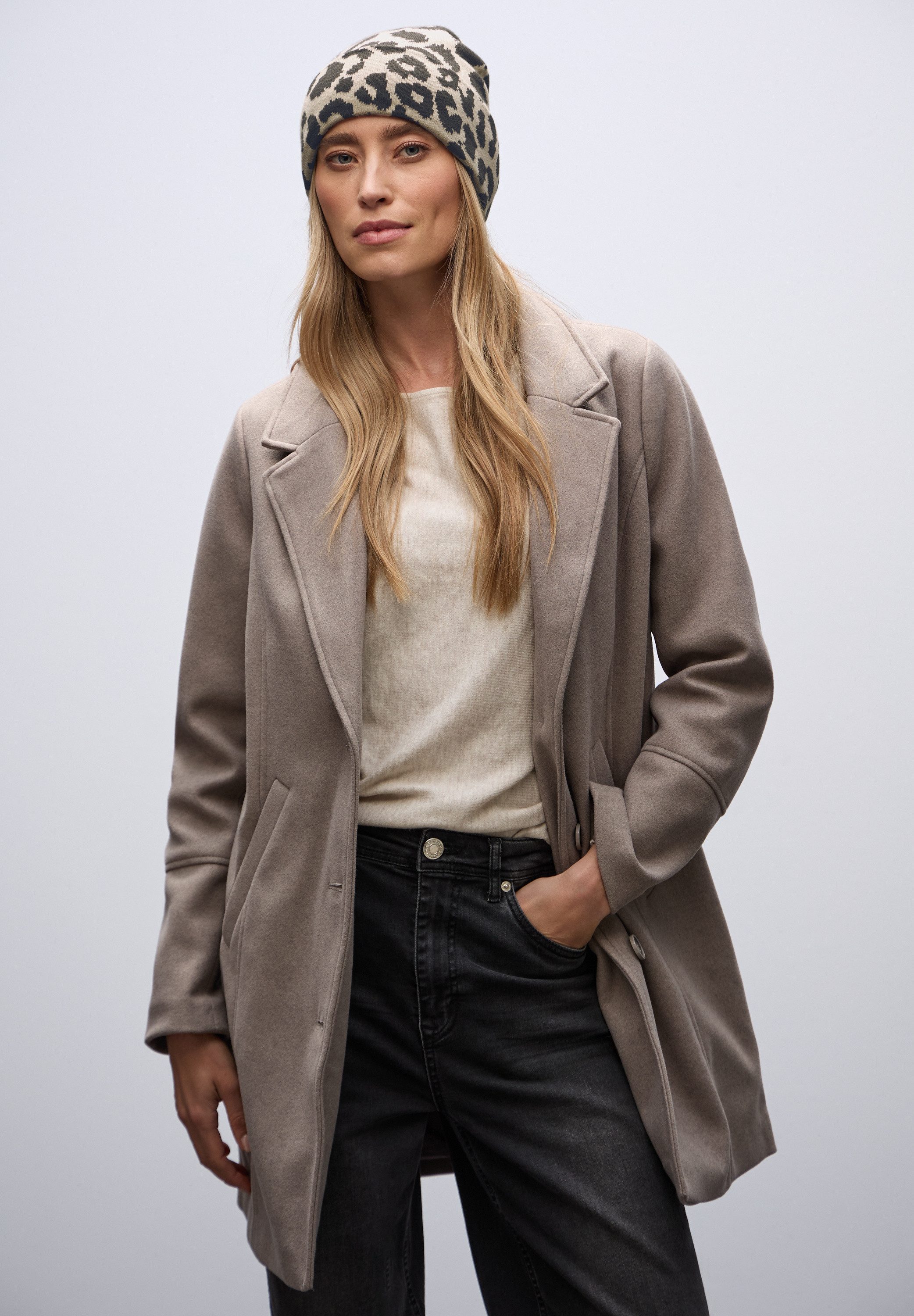 STREET ONE Strickmütze aus softem Materialmix günstig online kaufen