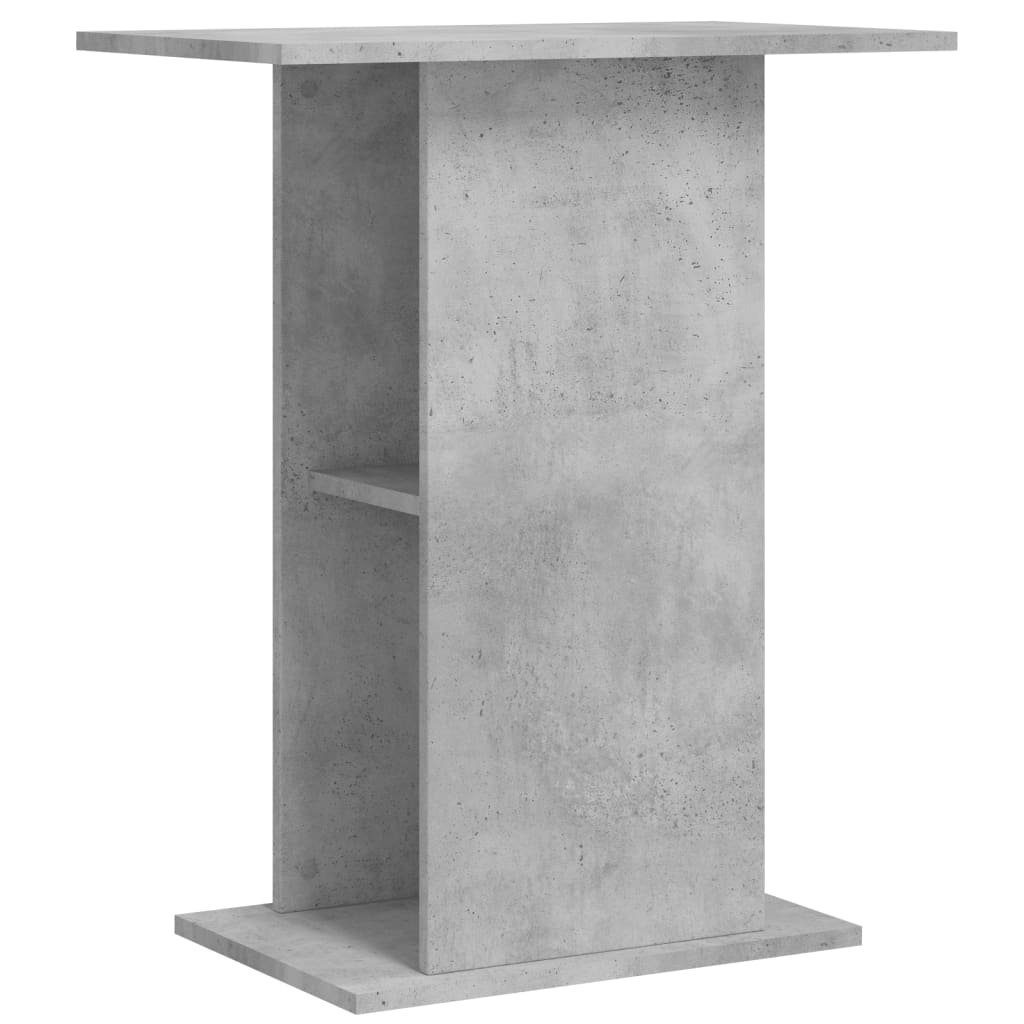 Aquariumunterschrank Aquariumständer Betongrau 60,5x36x72,5 cm Spanplatte Aquarium Untersta