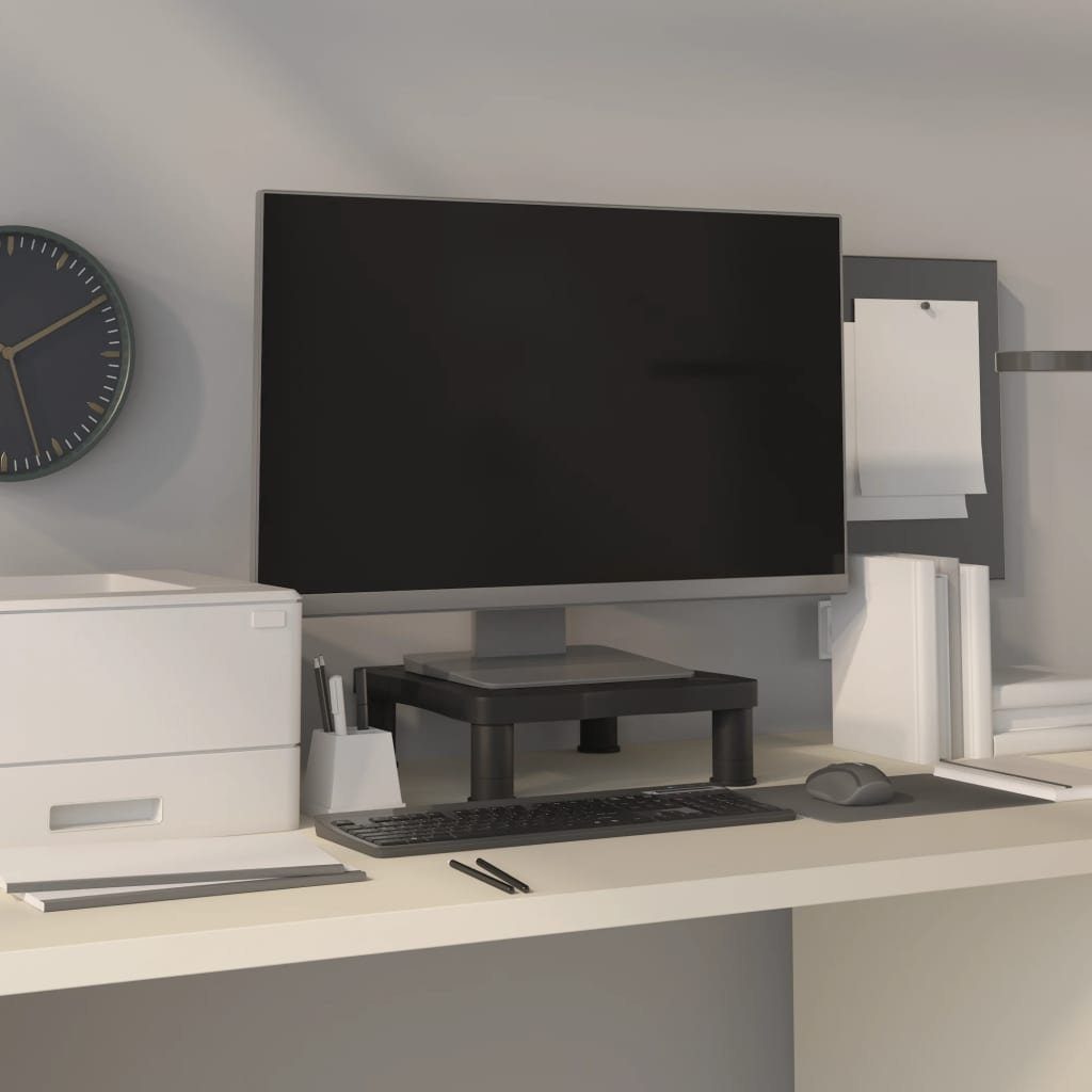 Monitorständer 33,5x34x10,5 TV-Schrank furnicato cm Schwarz