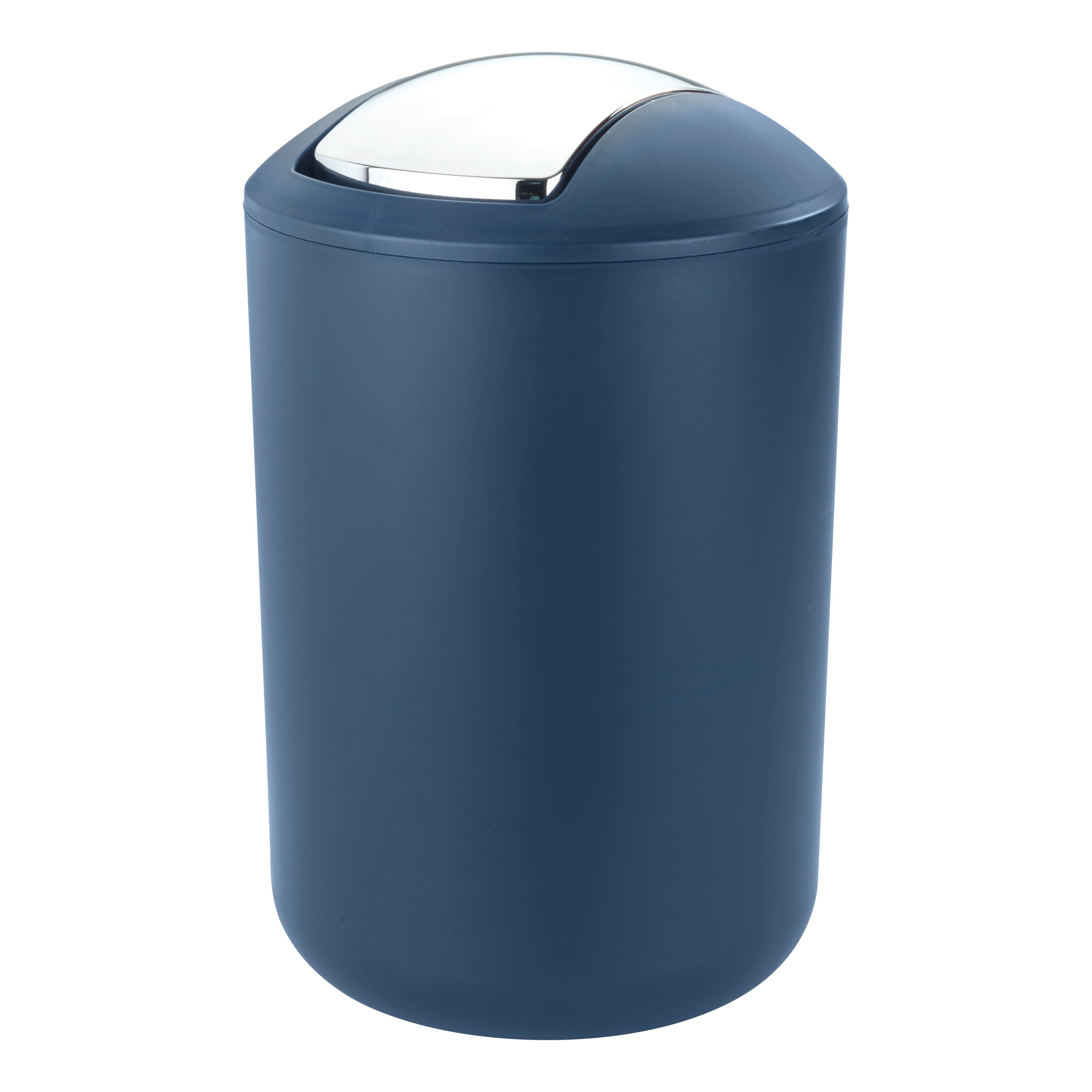 Basera® Косметички mit Schwingdeckel, Badmülleimer bruchsicher Blau 6,5 Liter