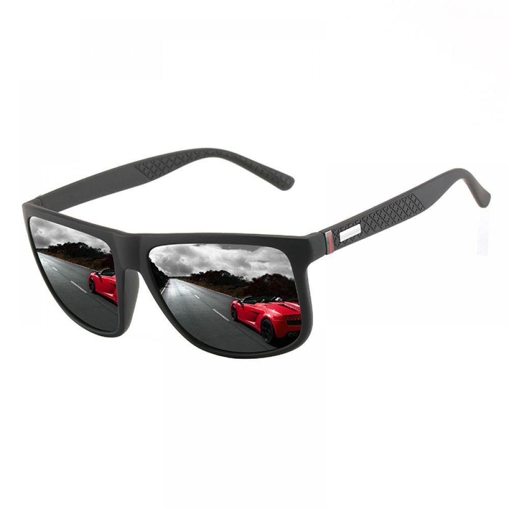 Jormftte UV-Schutz Polarisiert Retro UV400 Sonnenbrille Vintage Sonnenbrille Herren