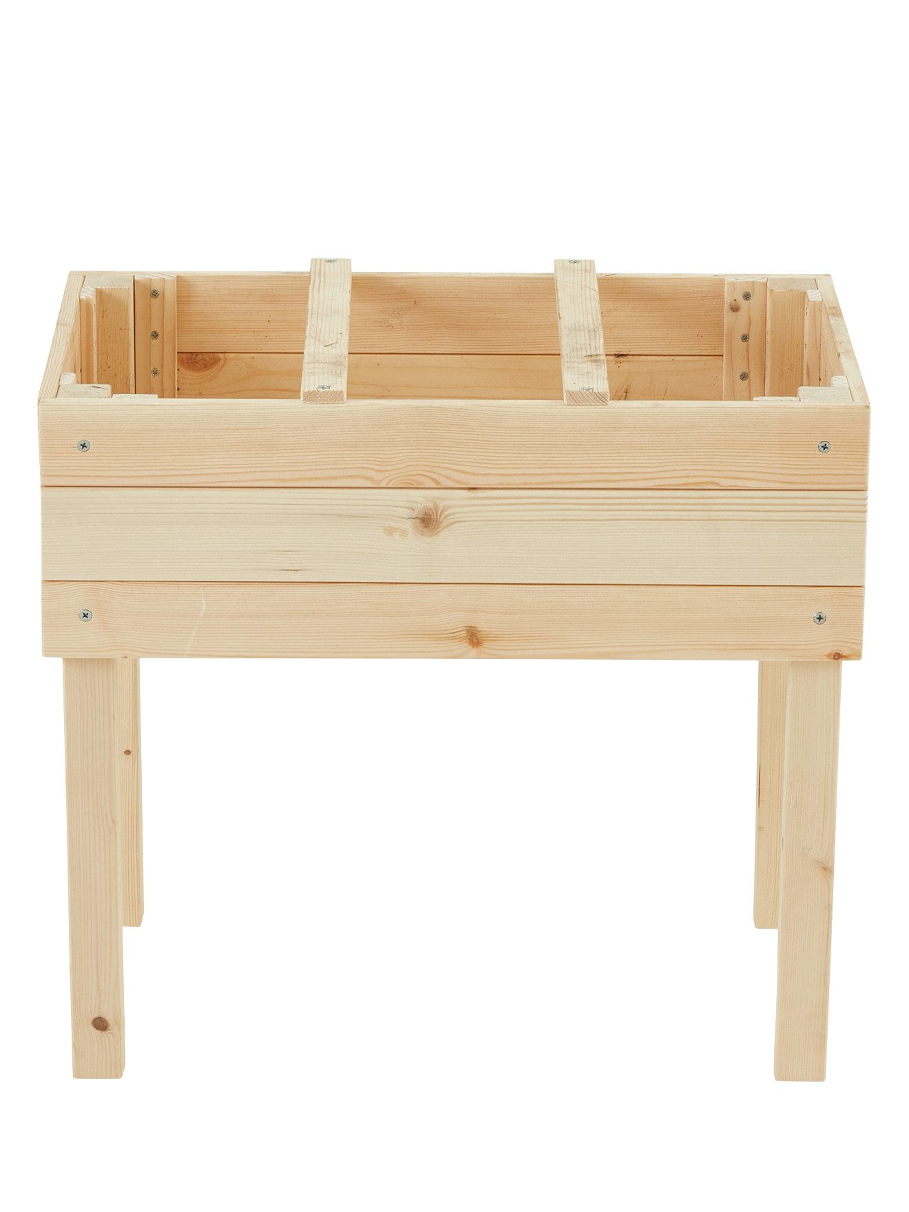 vertbaudet Spielzeug-Gartenset Pflanzkiste aus Holz, Hochbeet