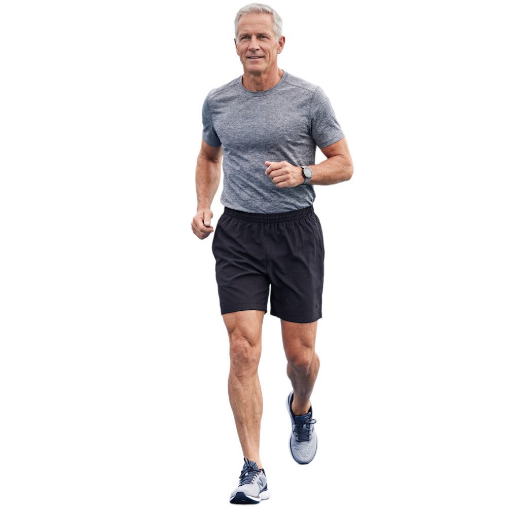 Herbold Sportswear Shorts Trainingsshorts mit Reißverschlusstaschen leichte Sport- und Freizeitshorts mit Kordelzug – Bild 4 von 5