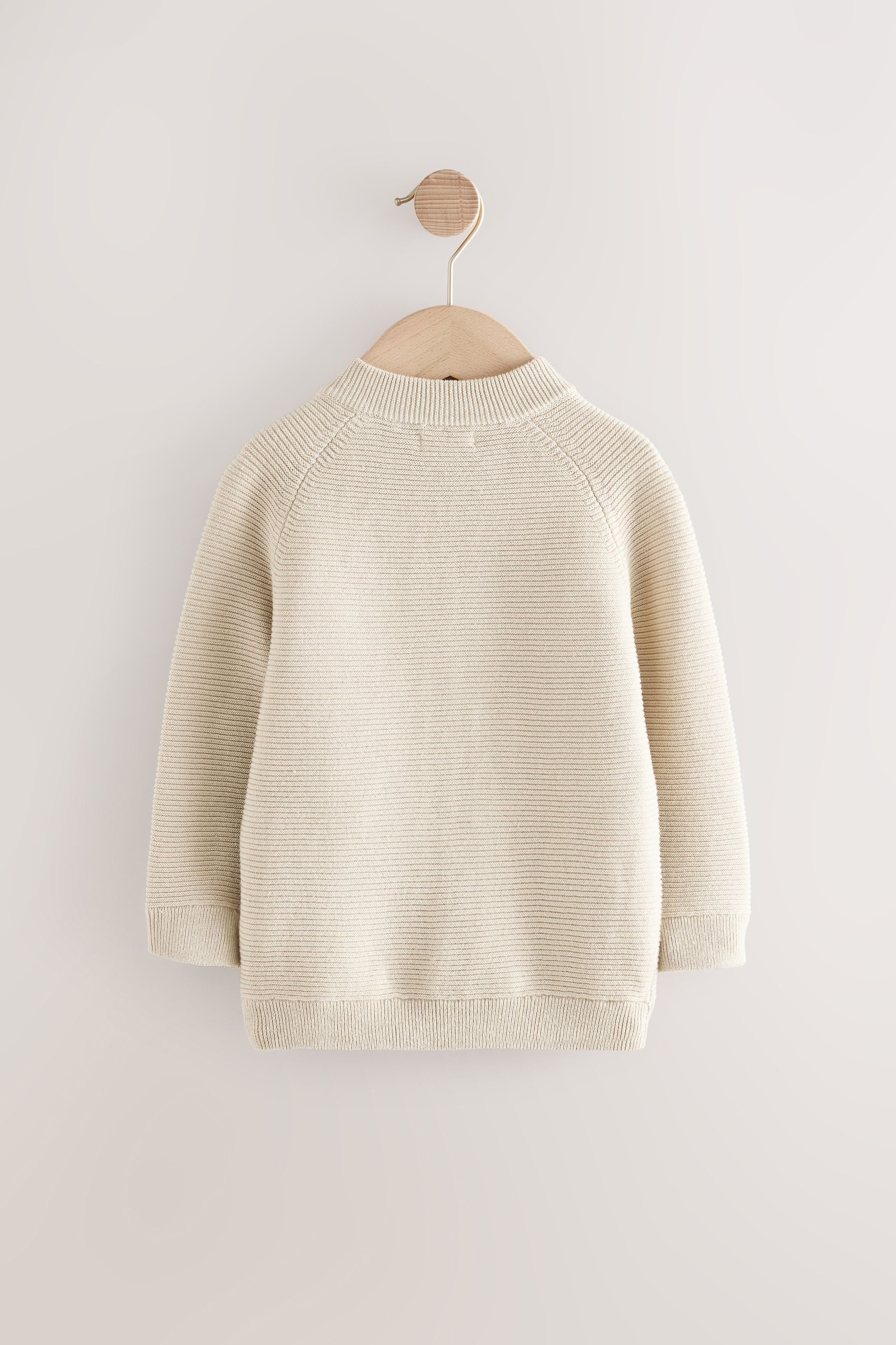 Next Strickjacke Cardigan mit durchgehendem Reißverschluss (1-tlg)