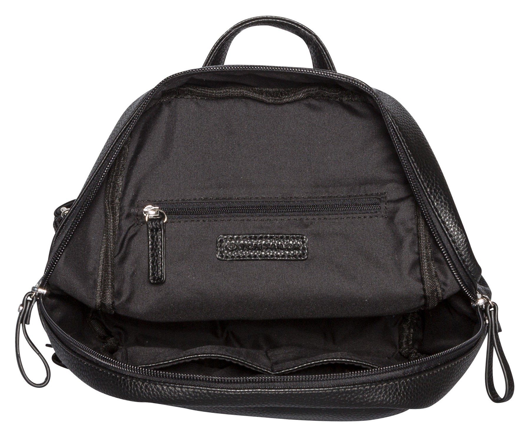 TOM TAILOR Rucksack Tinna, Kleiner lässiger und sportiver Rucksack mit Kurzgriff