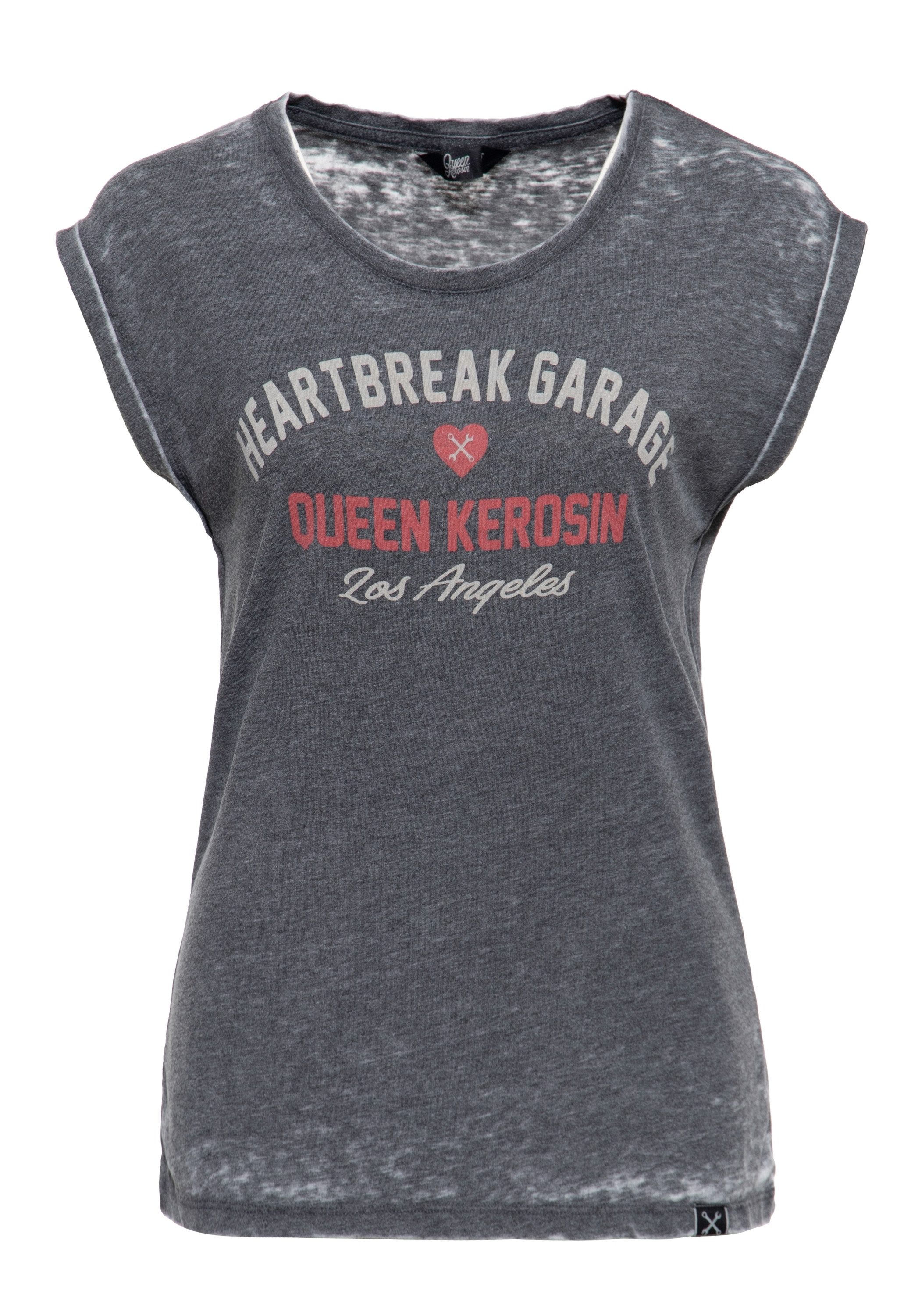 QueenKerosin T-Shirt Heartbreak Garage (1-tlg) mit günstig online kaufen