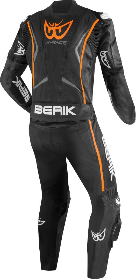Berik Motorradkombi Zakura Evo perforierte 2-Teiler Motorrad Lederkombi protektoren reißverschluss