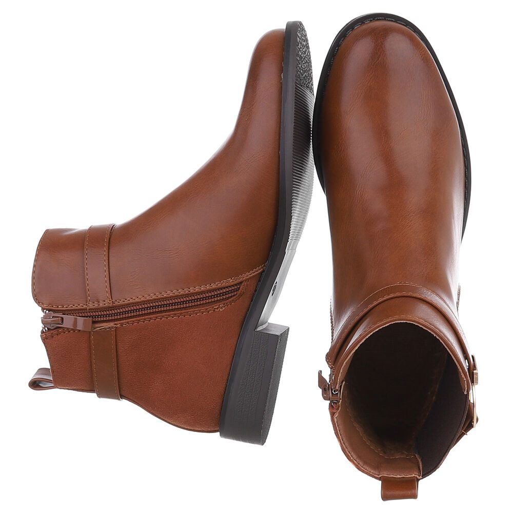 Ital-Design Elegante Damen Stiefeletten mit Schnalle für Herbst/Winter Stie günstig online kaufen