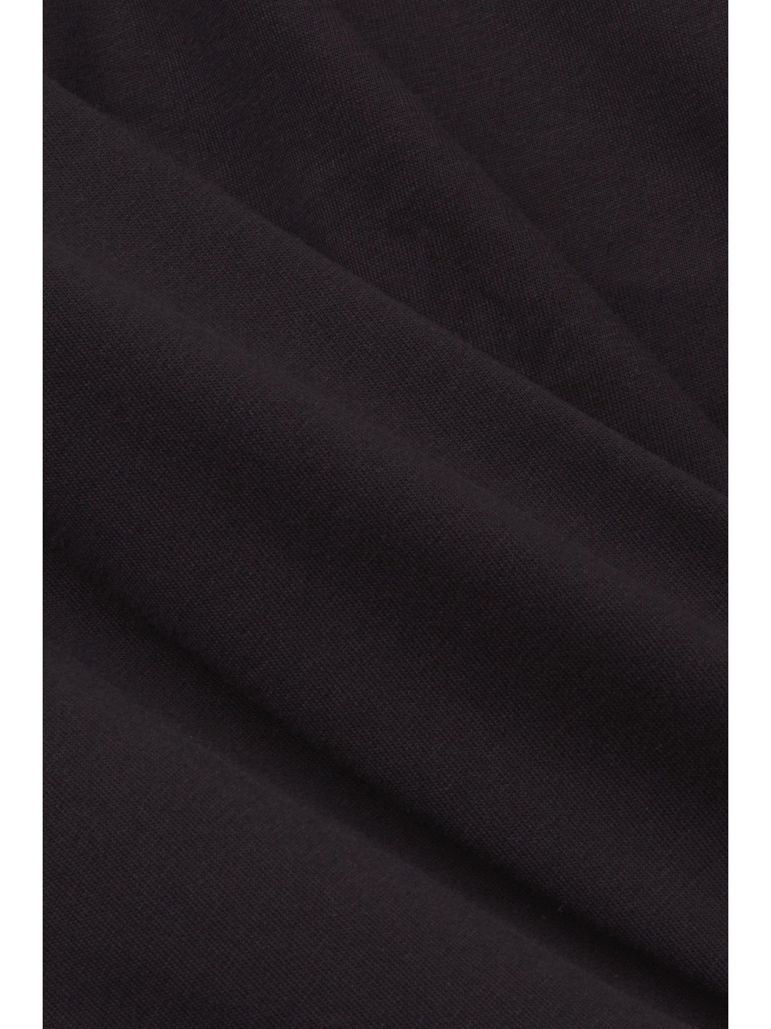 Esprit Baumwoll-T-Shirt T-Shirt (1-tlg) mit Delfinprint BLACK