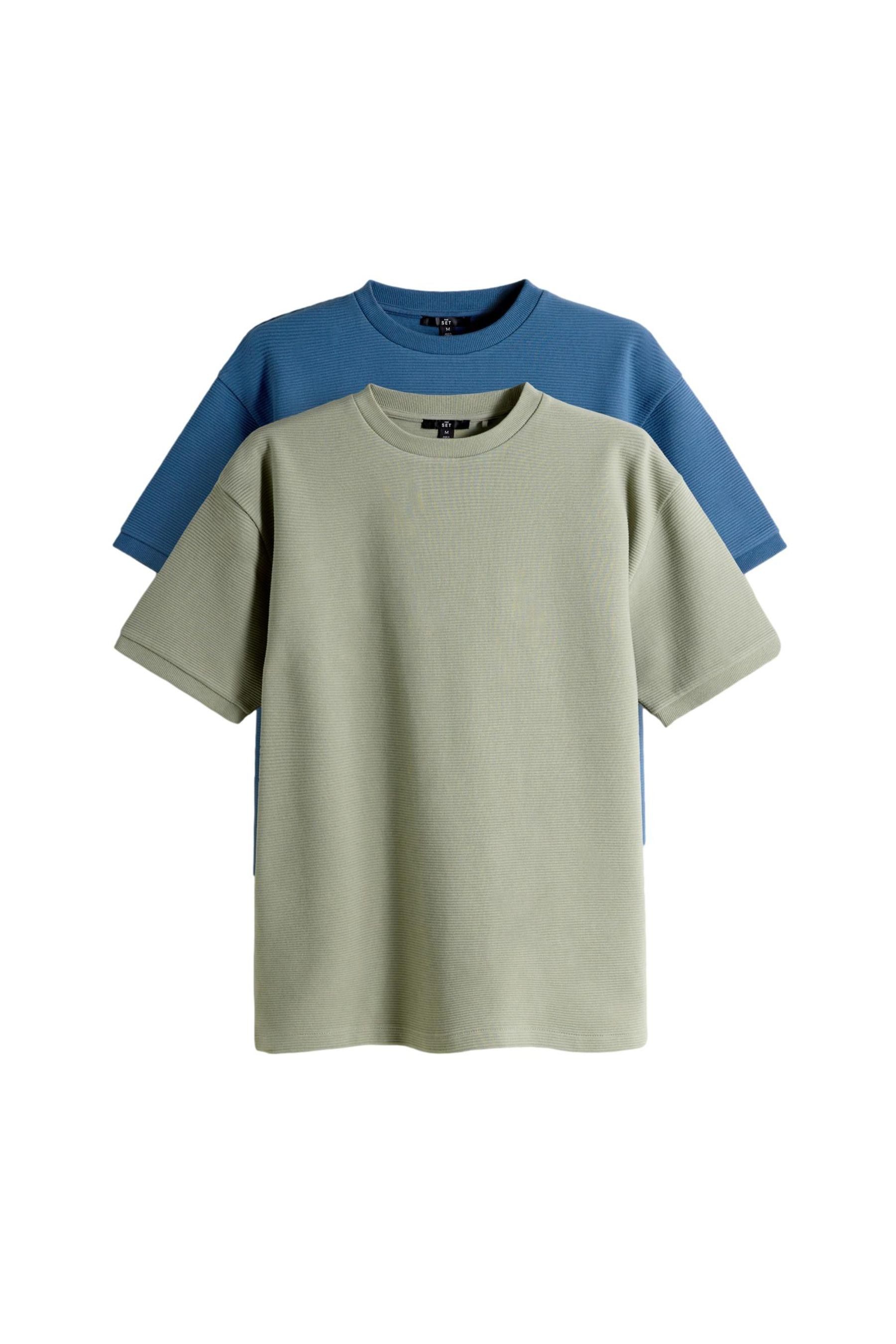 The Set T-Shirt The Set Relaxed Fit T-Shirts, 2er-Pack (2-tlg)