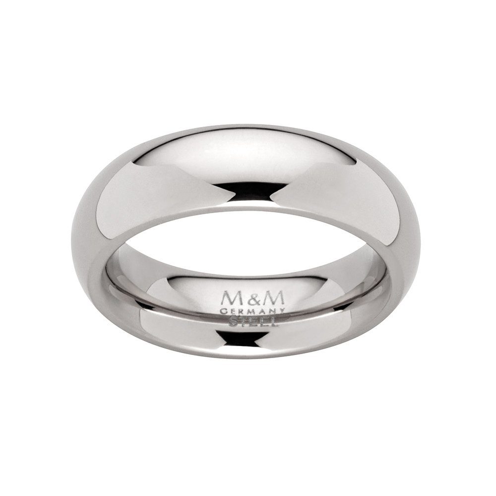 M&M Fingerring Ring Damen gold / silber / roségold Best Basics (1-tlg), Ring  schlicht, deutsche Qualität, inkl. edles Schmucketui
