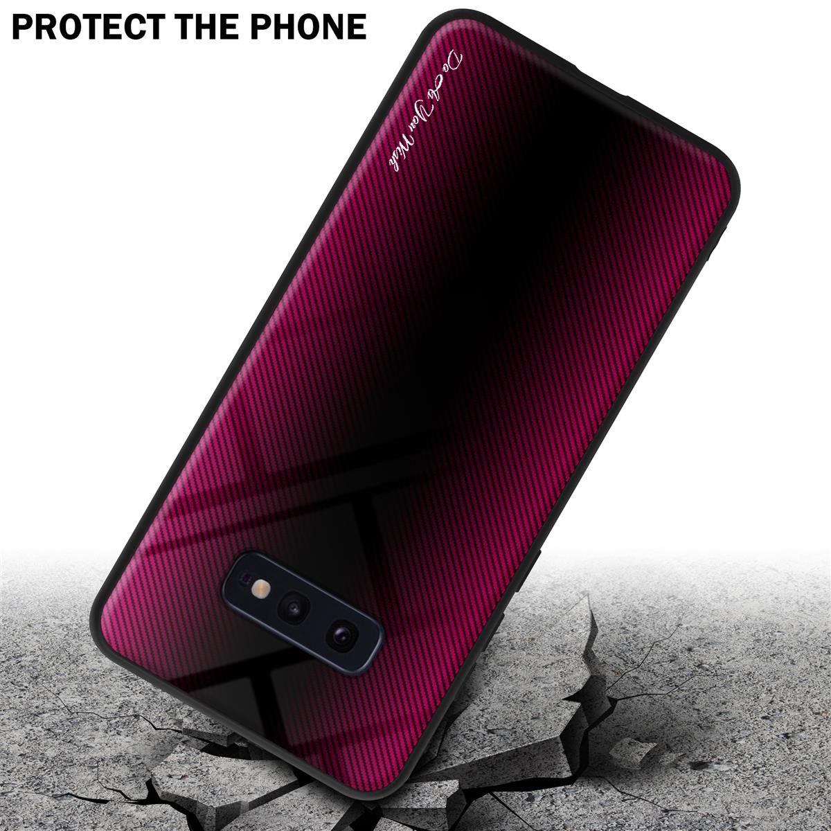 Cadorabo Handyhülle für Samsung Galaxy S10e Hülle Samsung Galaxy S10e, Robustes Hard Case - Handy Schutzhülle - Hülle - Back Cover Bumper