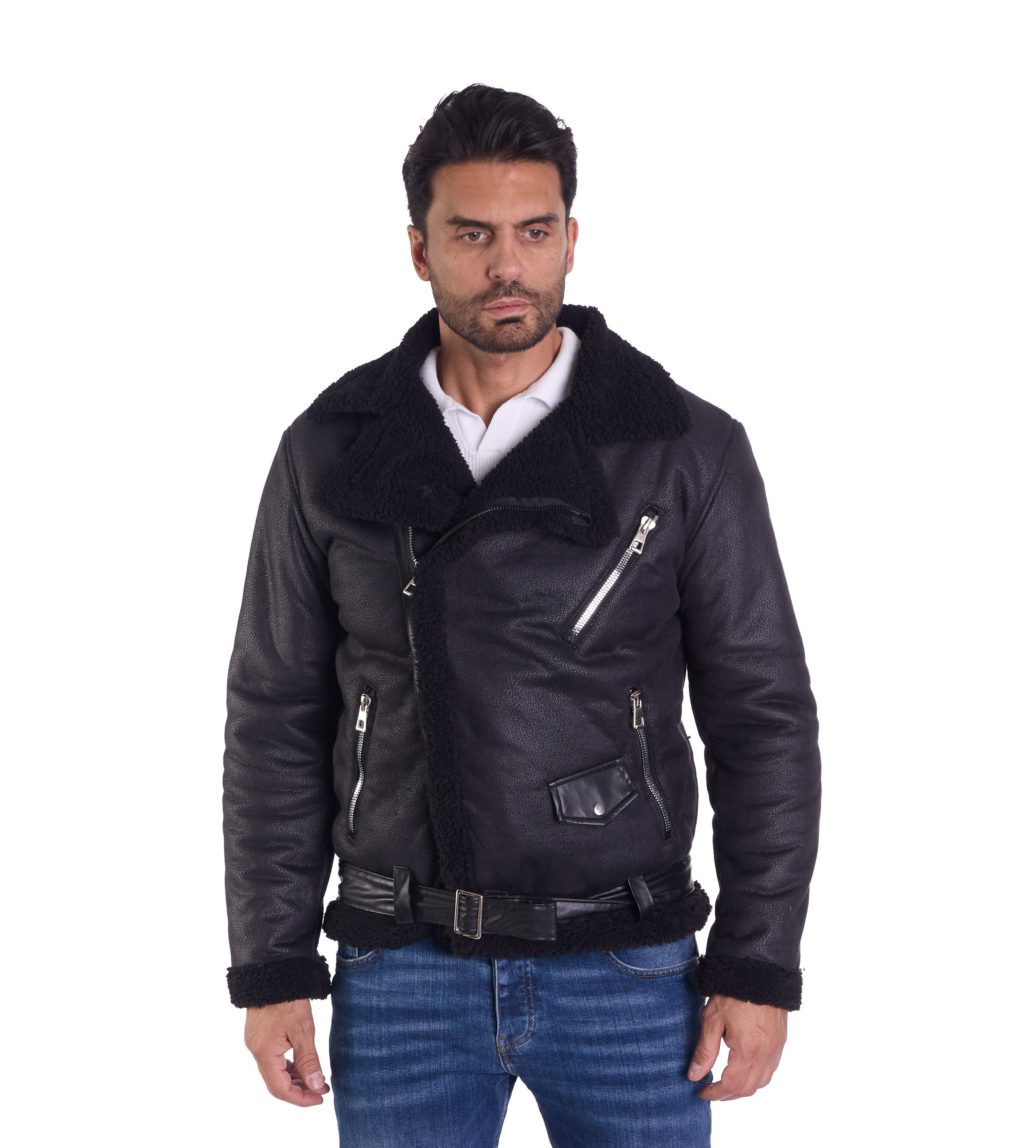 Denim Distriqt Winterjacke Herren Piloten Winterjacke günstig online kaufen