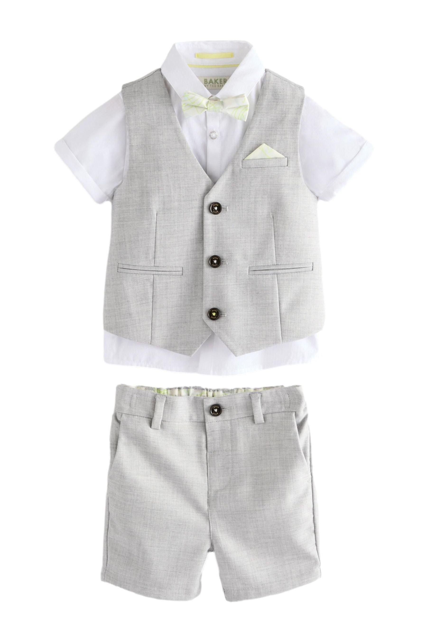 Baker by Ted Baker Kinderanzug Baker by Ted Baker Hemd, Weste und Shorts im Set (4-tlg)